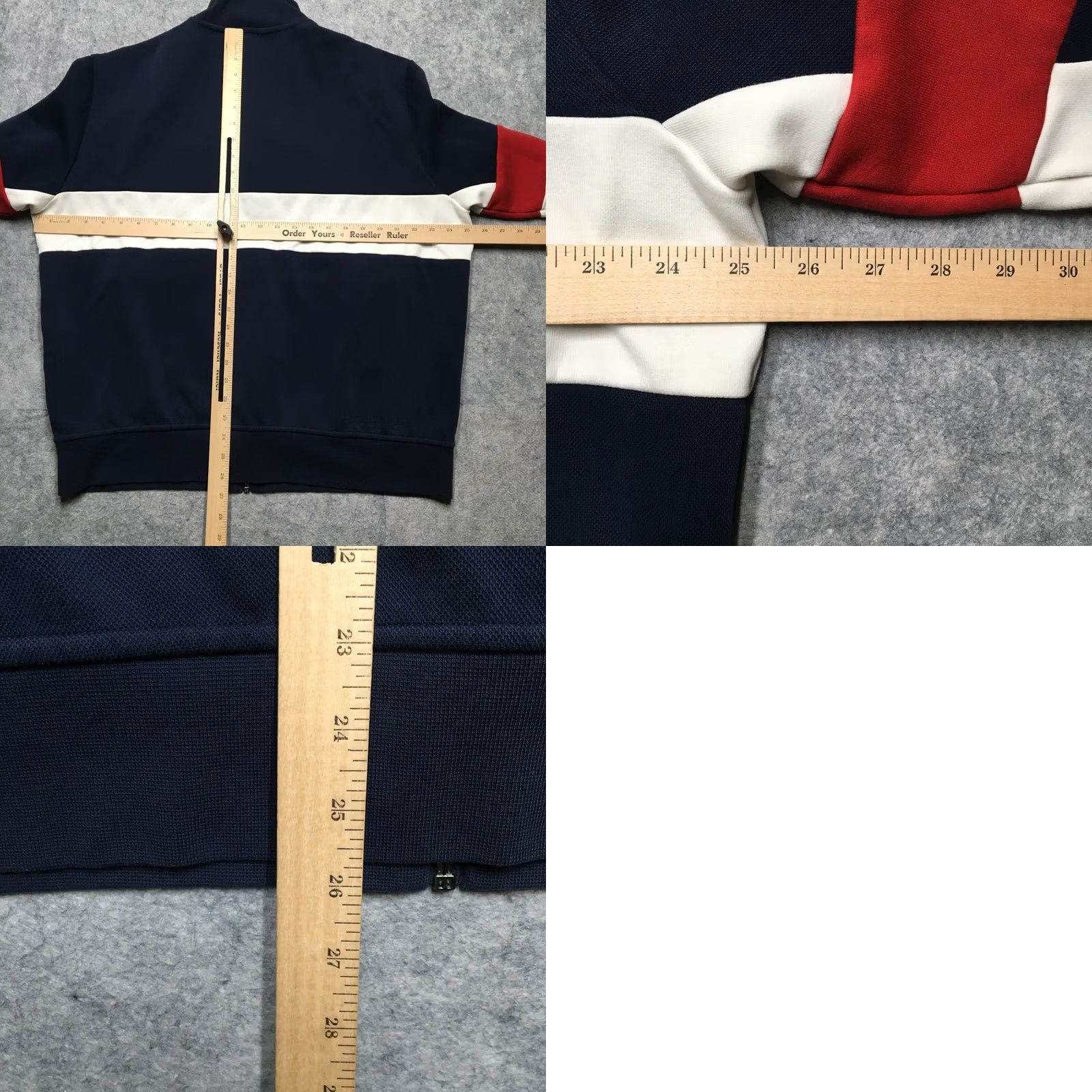 Polo Ralph Lauren Polo Ralph Lauren Track Jacket Mens XL Navy Blue Pony USA Stripe Red White Jacket Size US XL / EU 56 / 4 - 9 Thumbnail