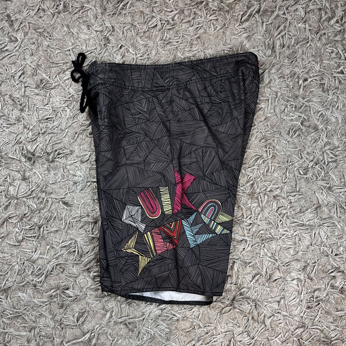 Quiksilver Vintage Surf Shorts Quicksilver Y2k Swag Skate Ride Summer Size US 34 / EU 50 - 3 Thumbnail