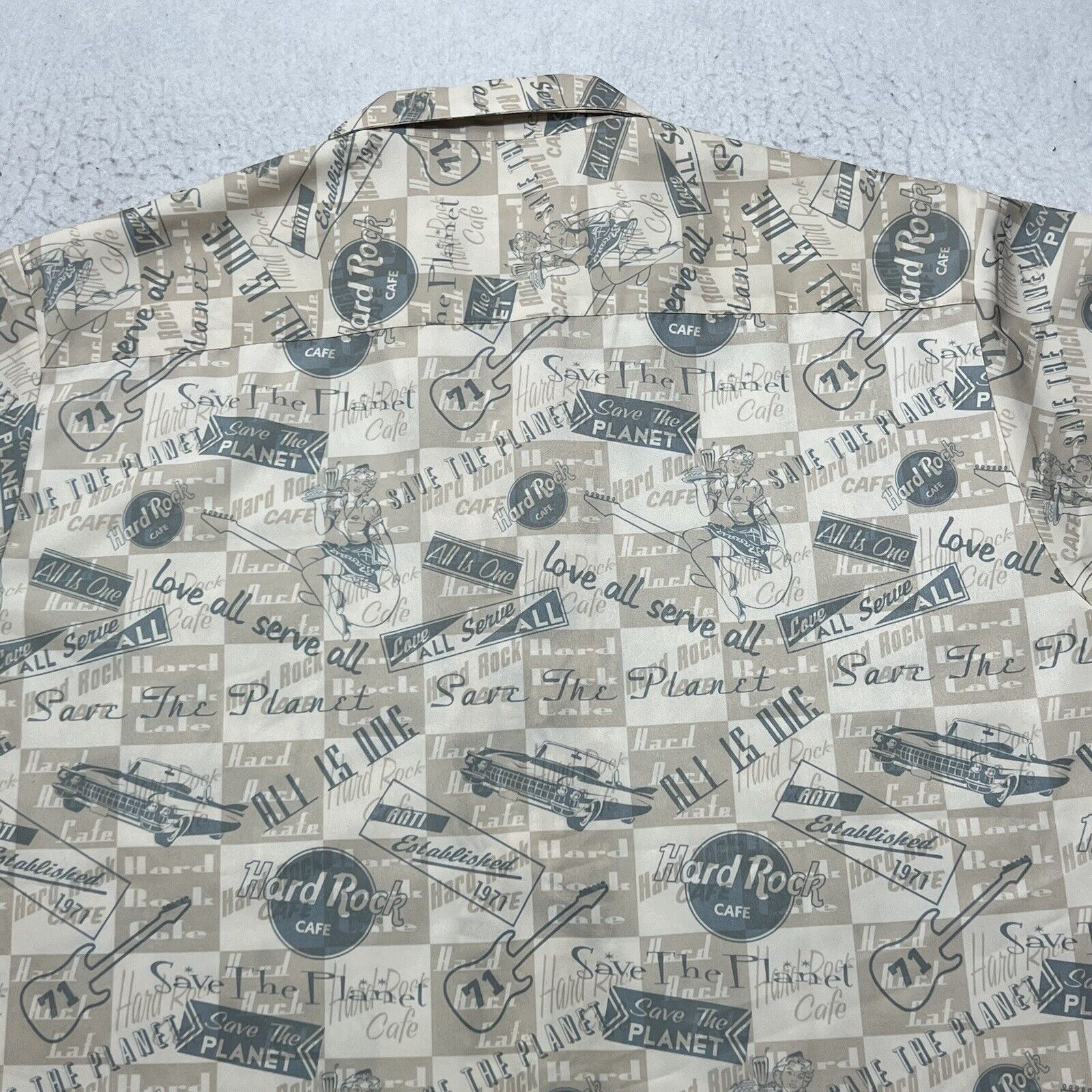 Hard Rock Cafe Hard Rock Cafe Lake Tahoe Button Shirt Save The Planet Size US M / EU 48-50 / 2 - 11 Thumbnail