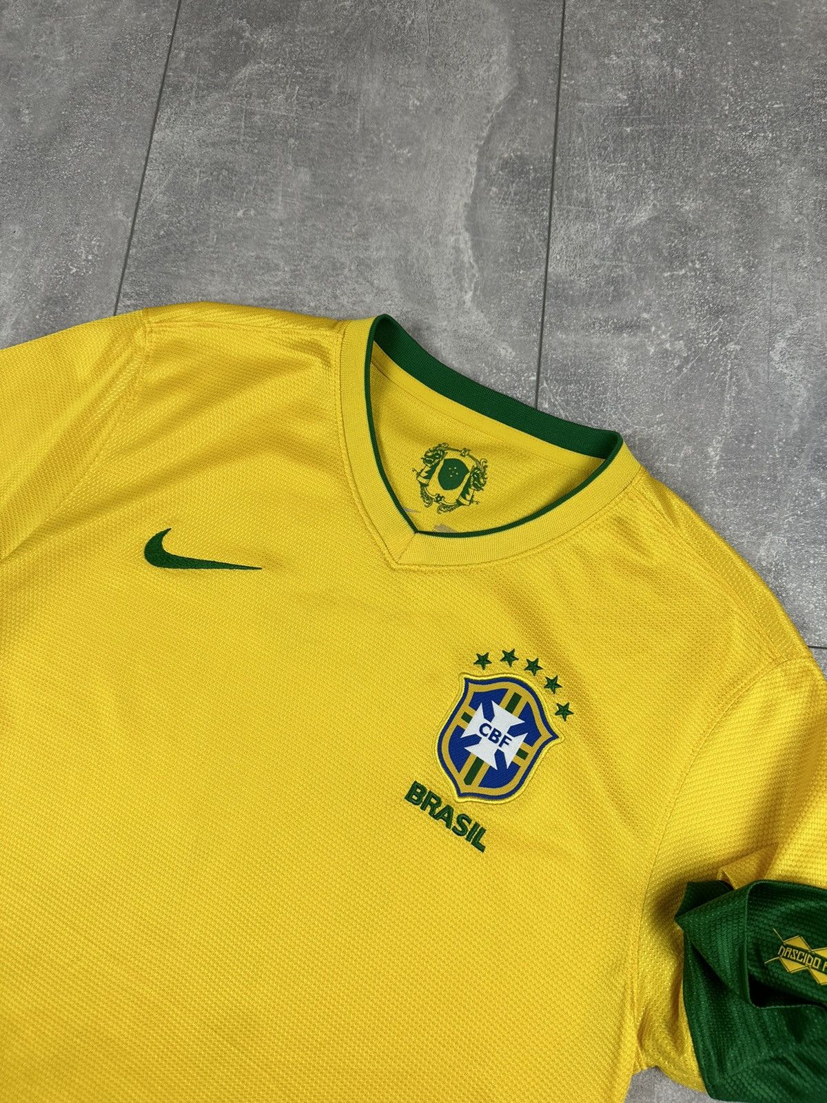 Nike Nike Brazil National Team Naldo #25 Soccer Jersey 447931-703 Size US M / EU 48-50 / 2 - 7 Thumbnail