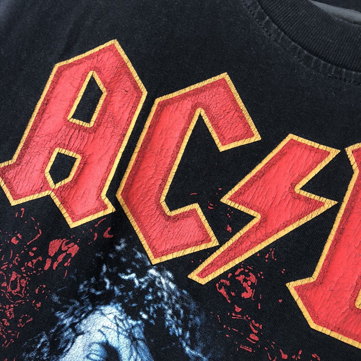 Band Tees AC DC bootleg vintage tee t shirt Size US L / EU 52-54 / 3 - 3 Thumbnail