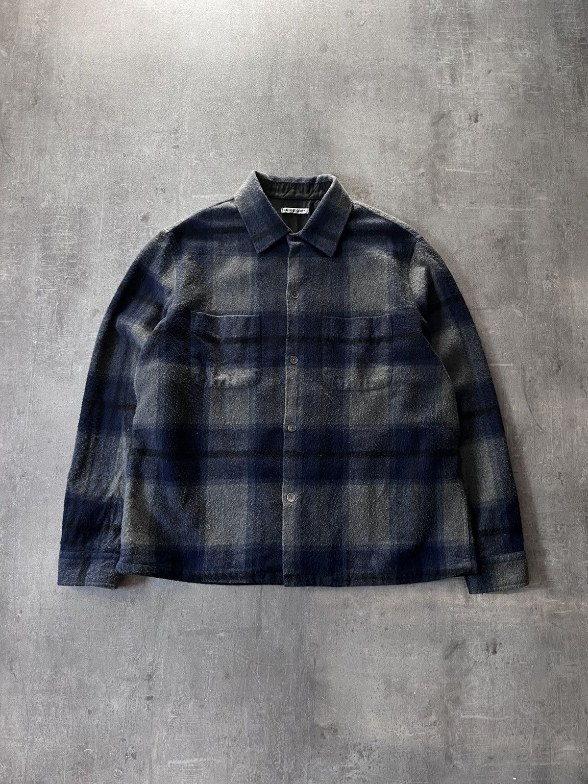 Our Legacy heusen shirt wool flannel overshirt