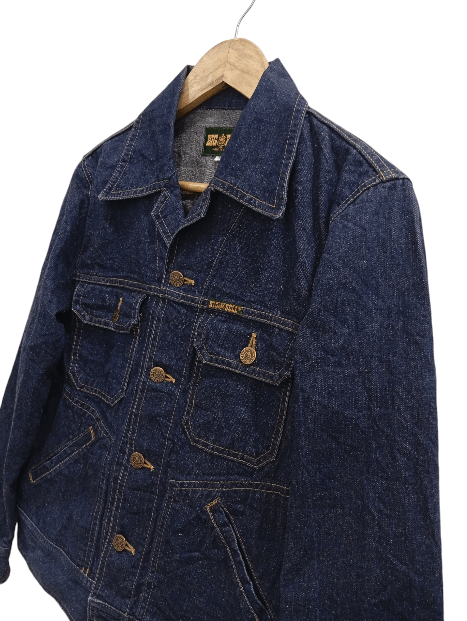 Japanese Brand × Vintage 🔥🔥Vintage Big Bell Denim Trucker Jacket Size US M / EU 48-50 / 2 - 6 Thumbnail