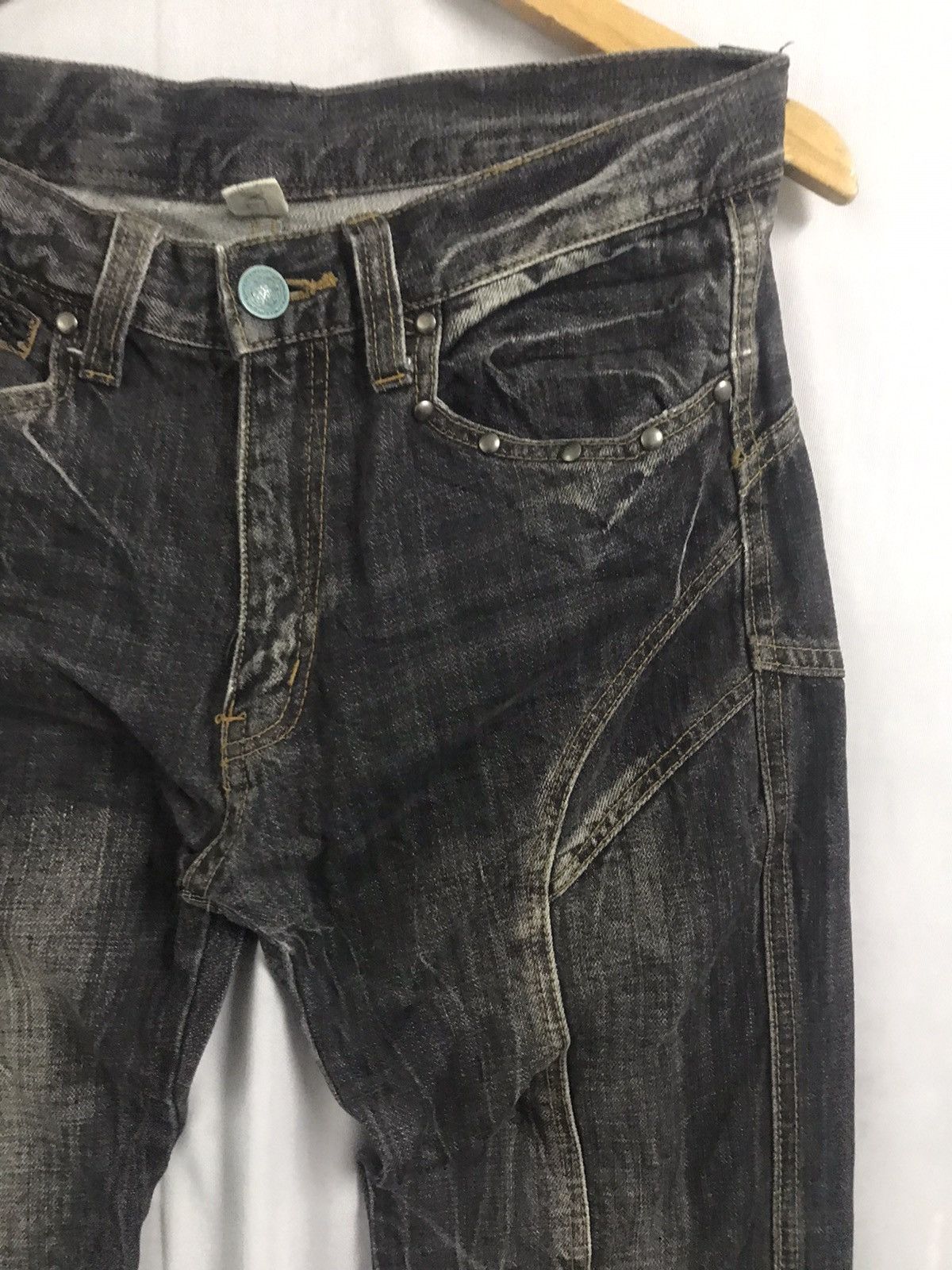 Japanese Brand DAILY NEWS - Flare Jeans Size US 31 - 6 Thumbnail