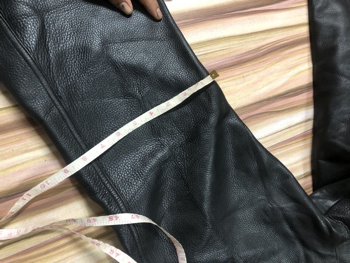 Japanese Brand Vintage 90’s Outlaw Tokyo Japan leather pants Size US 34 / EU 50 - 18 Thumbnail