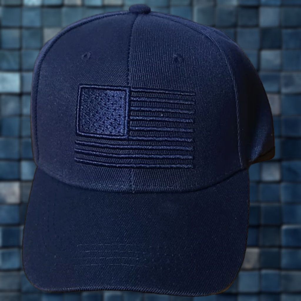 Vintage Vintage American Flag USA Patriot Snapback Baseball Cap Men Adjustable Dark Blue Size ONE SIZE - 1 Thumbnail
