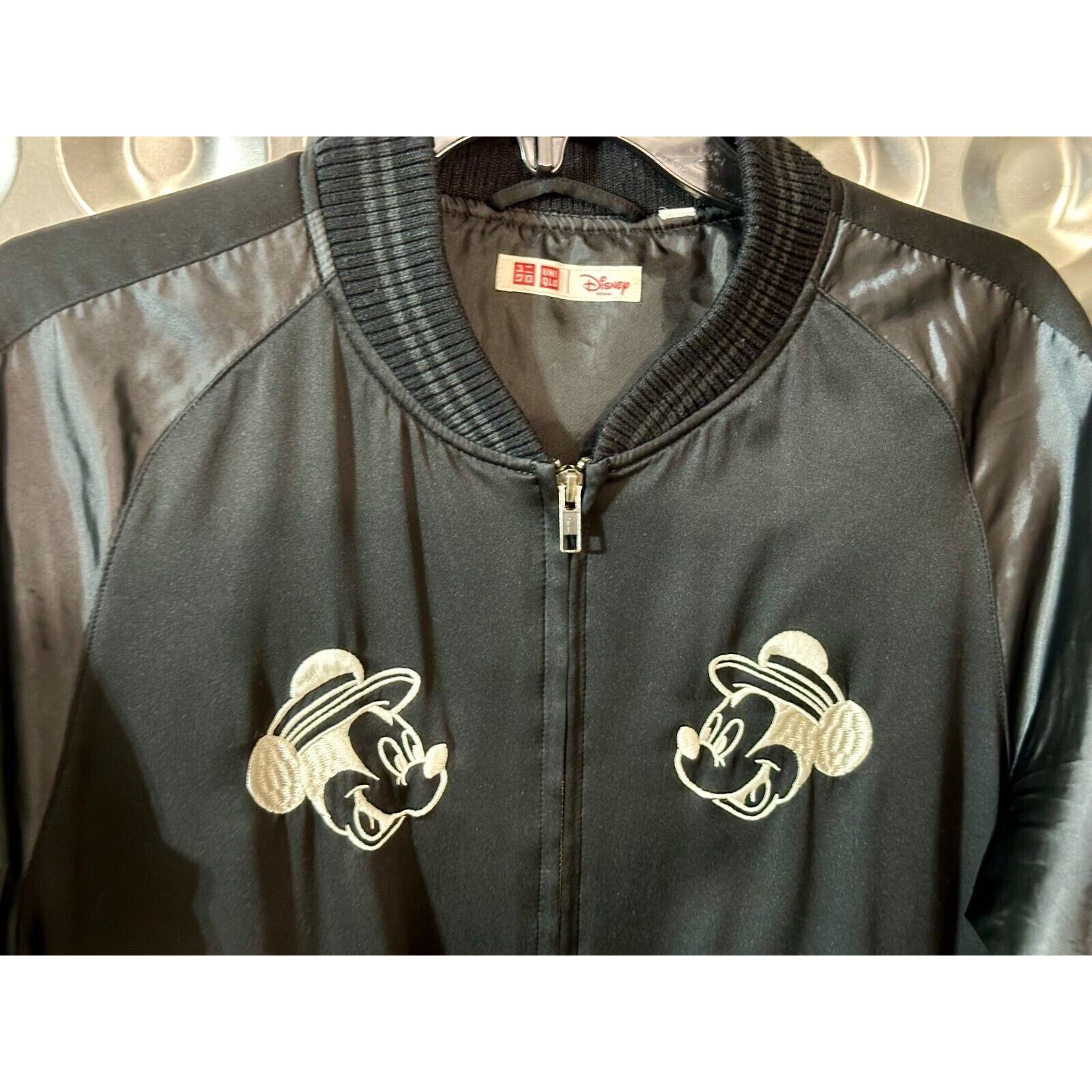 Disney Disney Medium Mickey Mouse International Satin Bomber | RARE Size US M / EU 48-50 / 2 - 3 Thumbnail