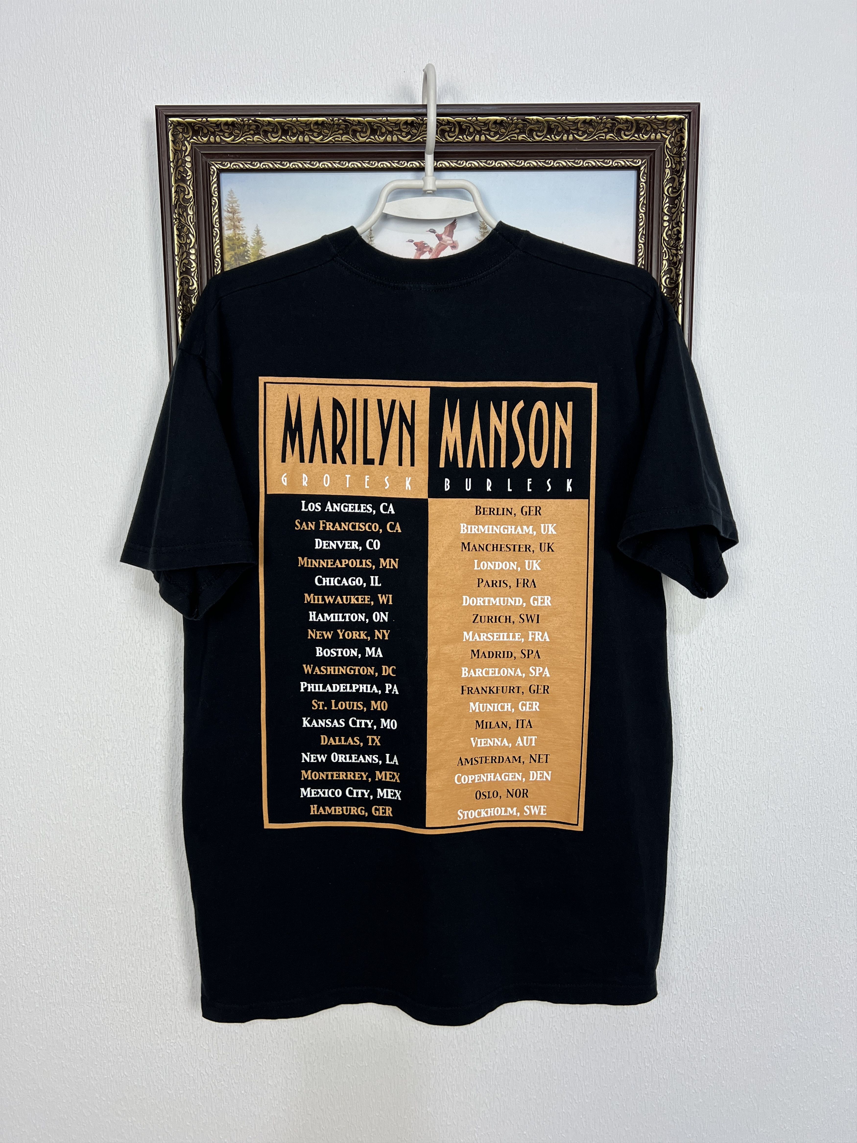 Vintage Vintage Marilyn Manson The Golden Age Of Grotesque Tee Shirt Size US M / EU 48-50 / 2 - 8 Thumbnail