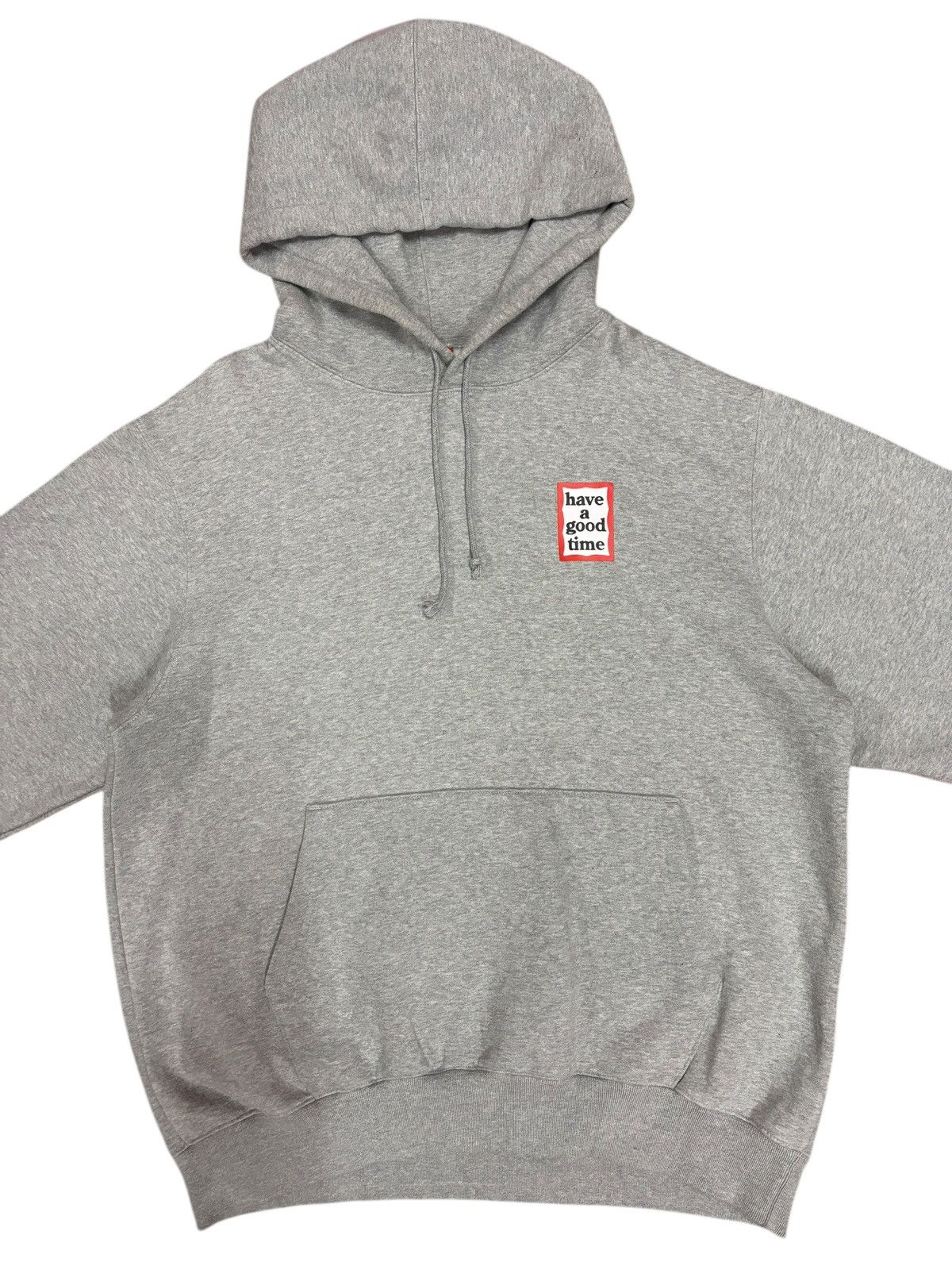 Have A Good Time × Life is Good Vintage Have A Good Time Printed Logo Heavyweight Hoodie Size US L / EU 52-54 / 3 - 2 Thumbnail