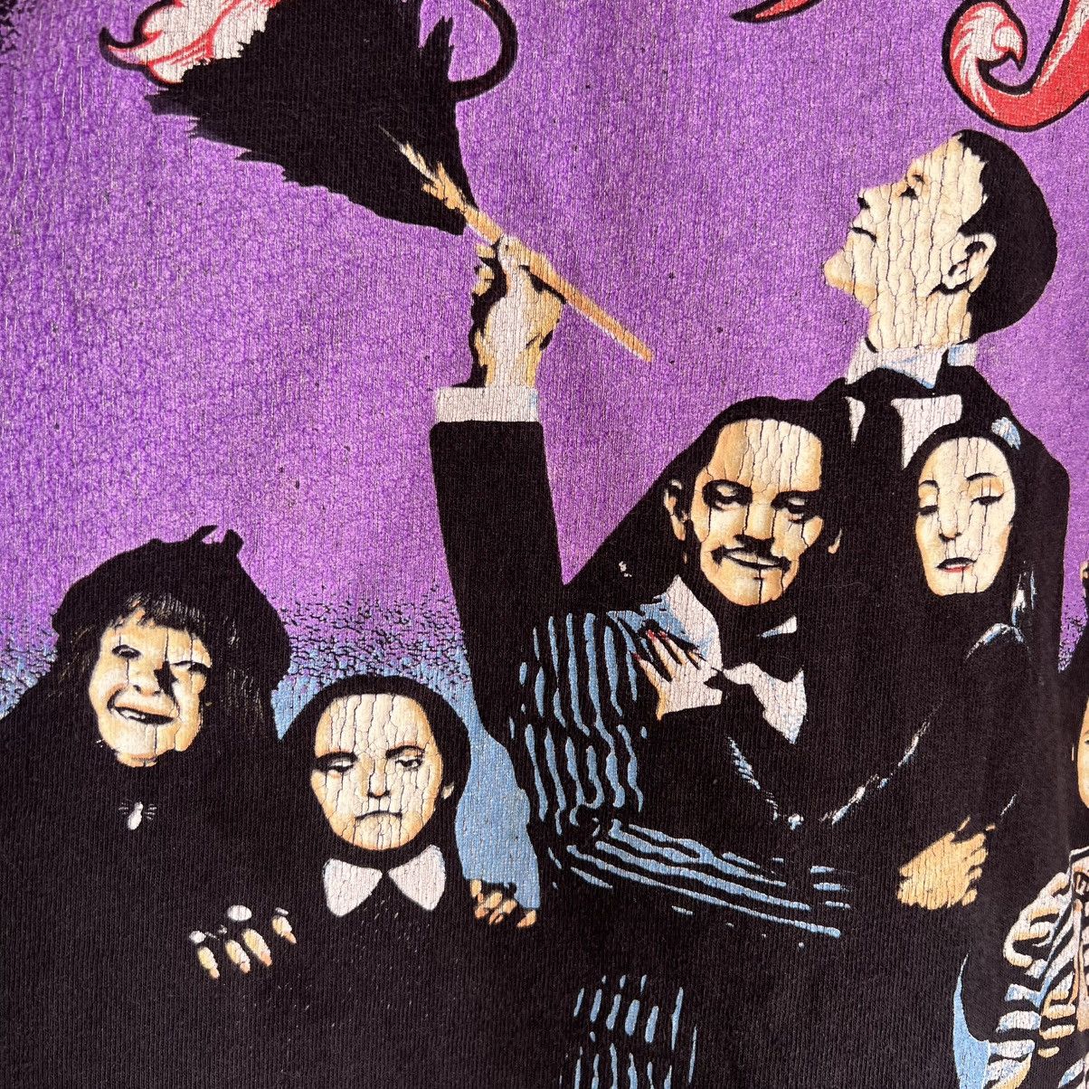 Delta VTG 1991 Addams Family Movie Promo Tee Shirt Wednesday Size US XL / EU 56 / 4 - 6 Thumbnail