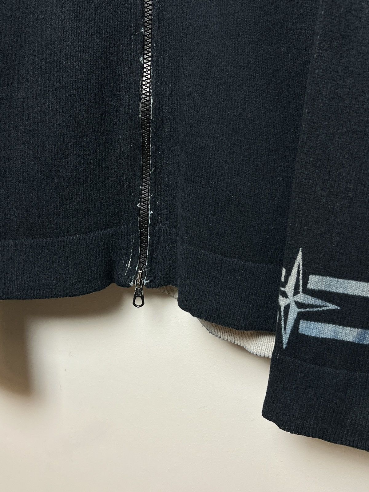 Stone Island stone island y2k navy cotton hoodie shimmer nylon hood Size US M / EU 48-50 / 2 - 6 Thumbnail