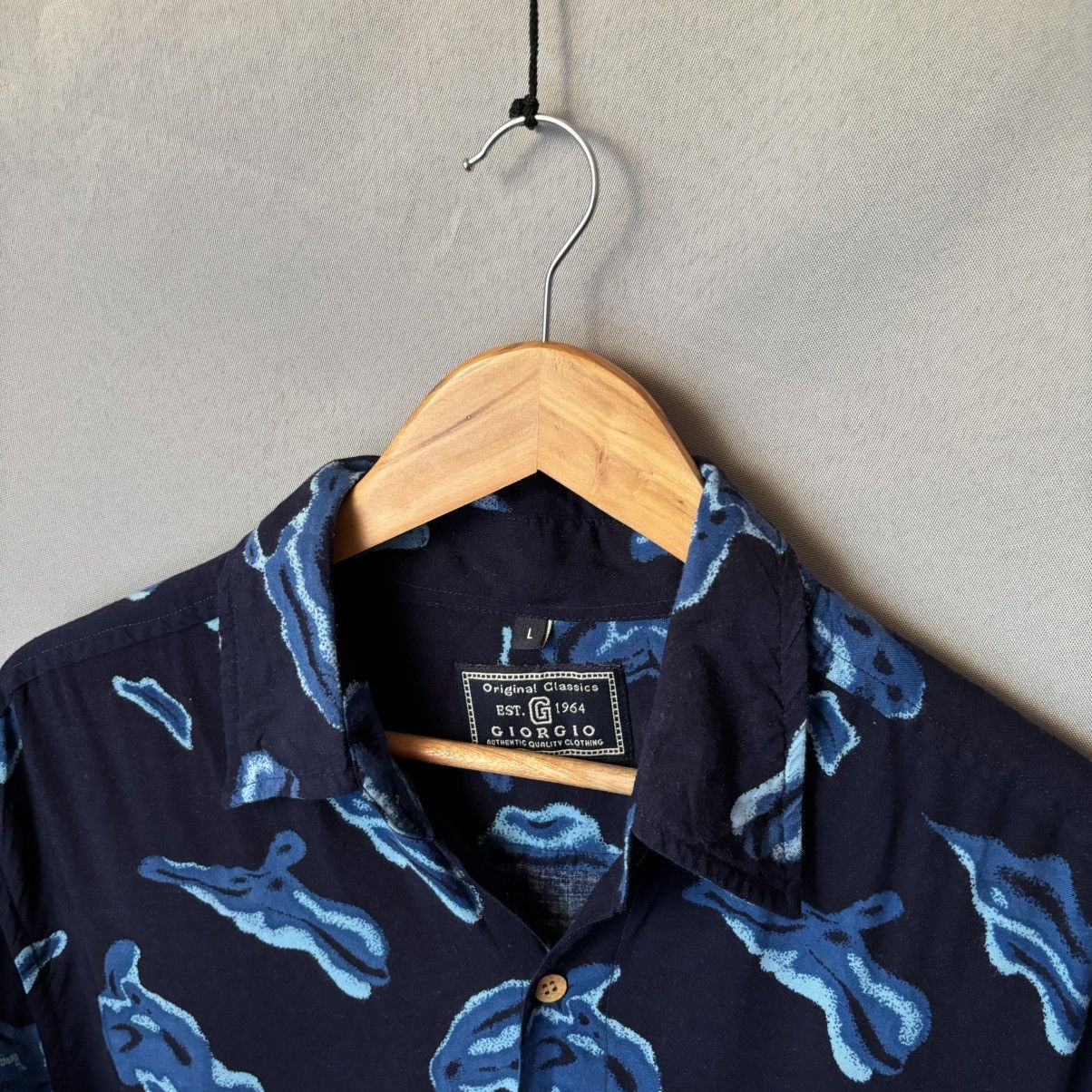 Vintage Hawaiian shirt Aloha wear large surf vintage rare Size US L / EU 52-54 / 3 - 3 Thumbnail