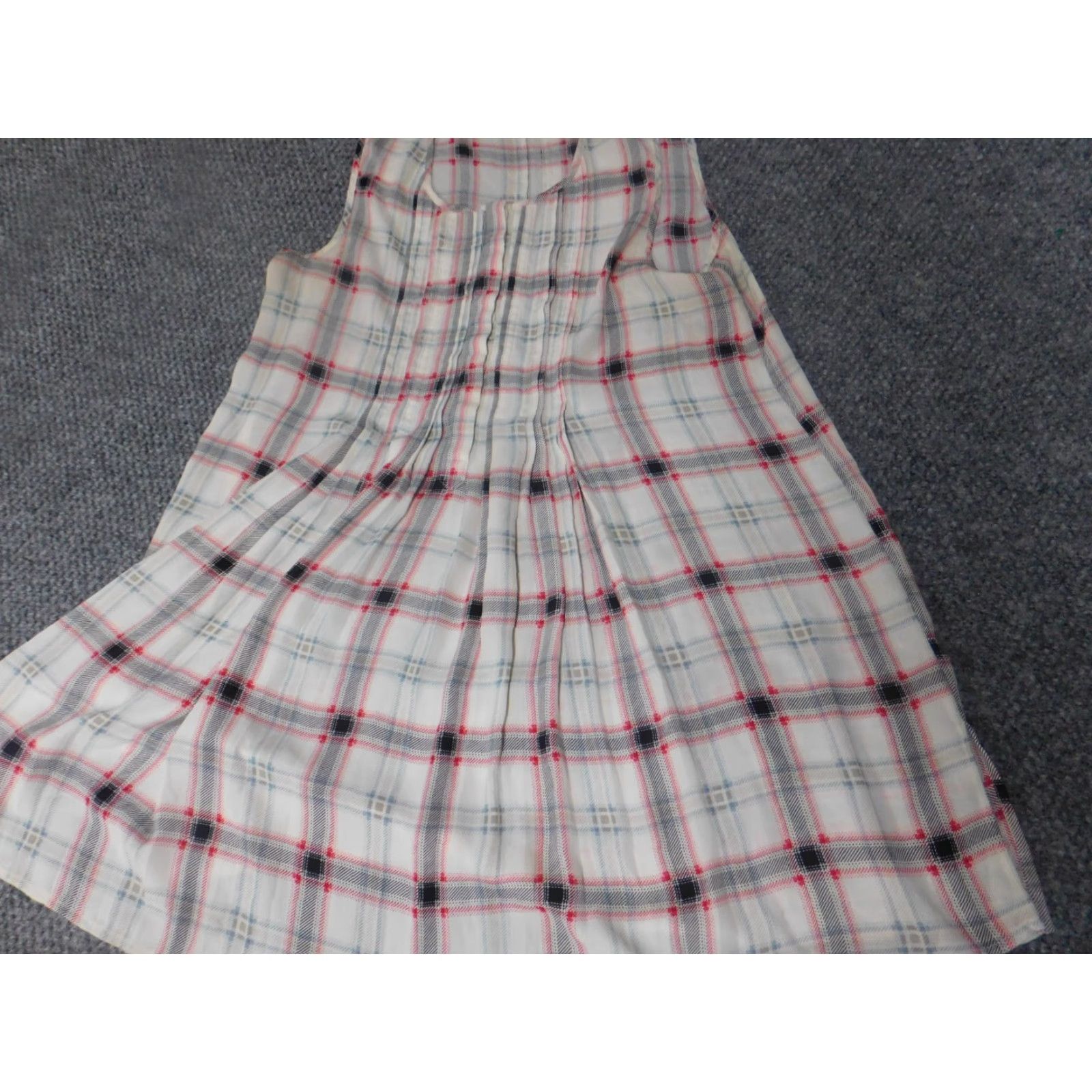 Vintage The Limited Blouse XS Women Gray Plaid Henley Button-Down Pullover Casual Regular Modern - Size XS / US 0-2 / IT 36-38 - 2 Thumbnail