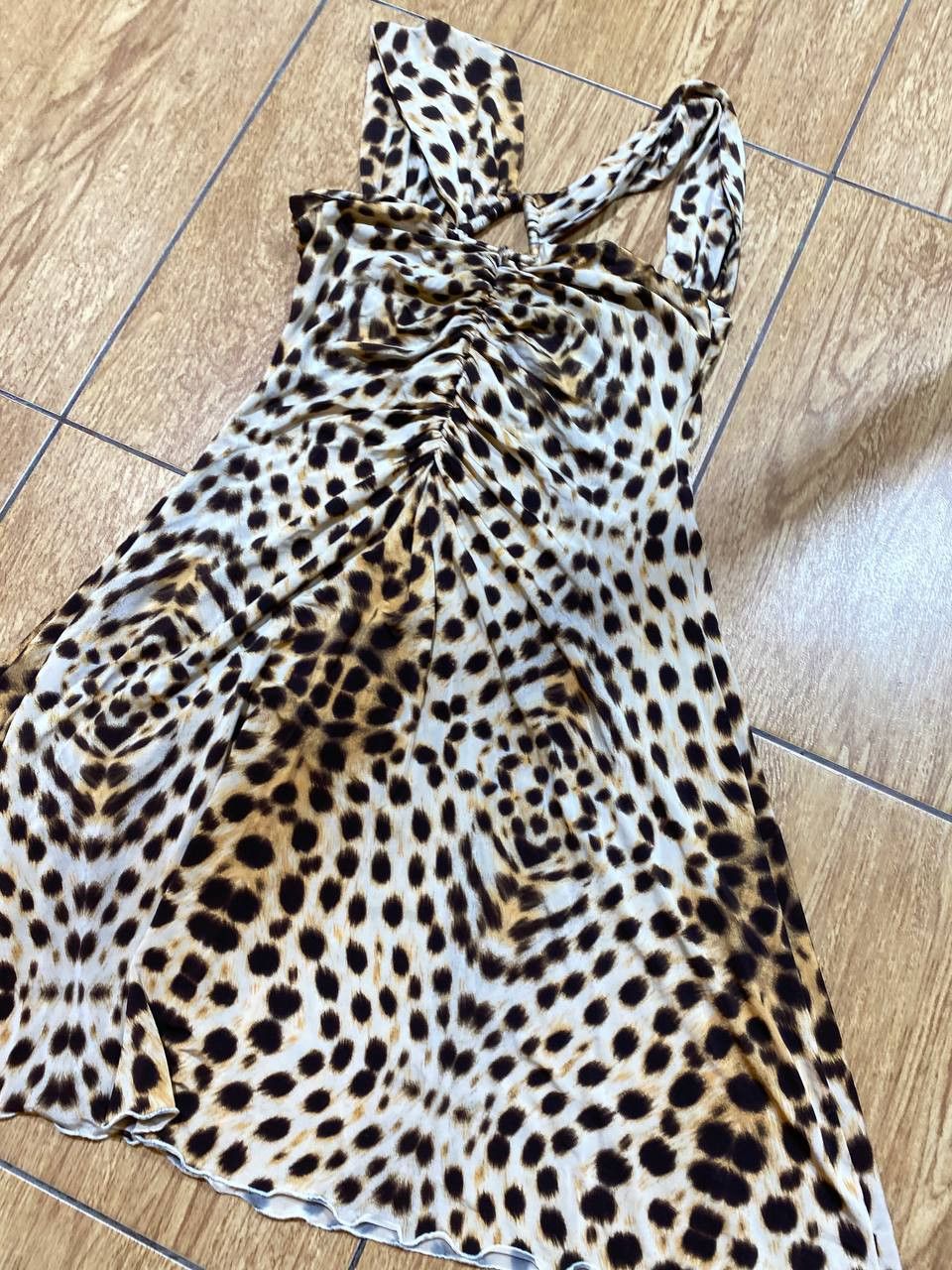 Roberto Cavalli Roberto Cavalli Leopard Print Bodycon Dress Women’s Size L / US 10 / IT 46 - 5 Thumbnail