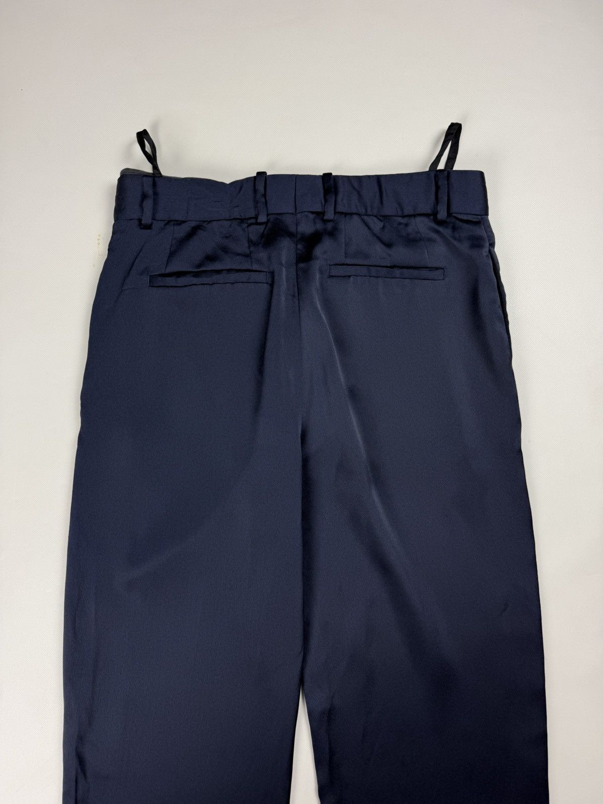 Off-White Off White Men’s Satin Dress Pants “Staff” Logo Trousers Size US 32 / EU 48 - 25 Thumbnail