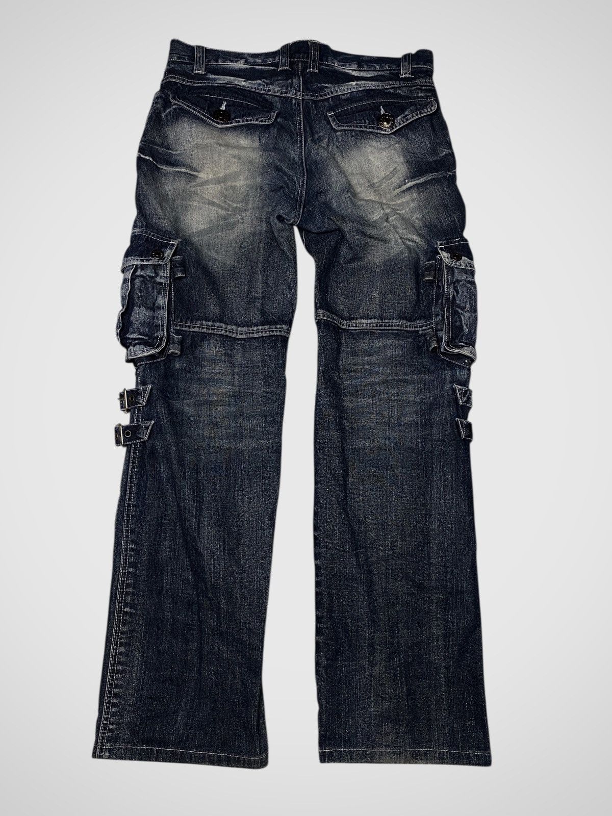 If Six Was Nine Lowbox Seawash 3D Cargo Jeans Size US 30 / EU 46 - 2 Thumbnail