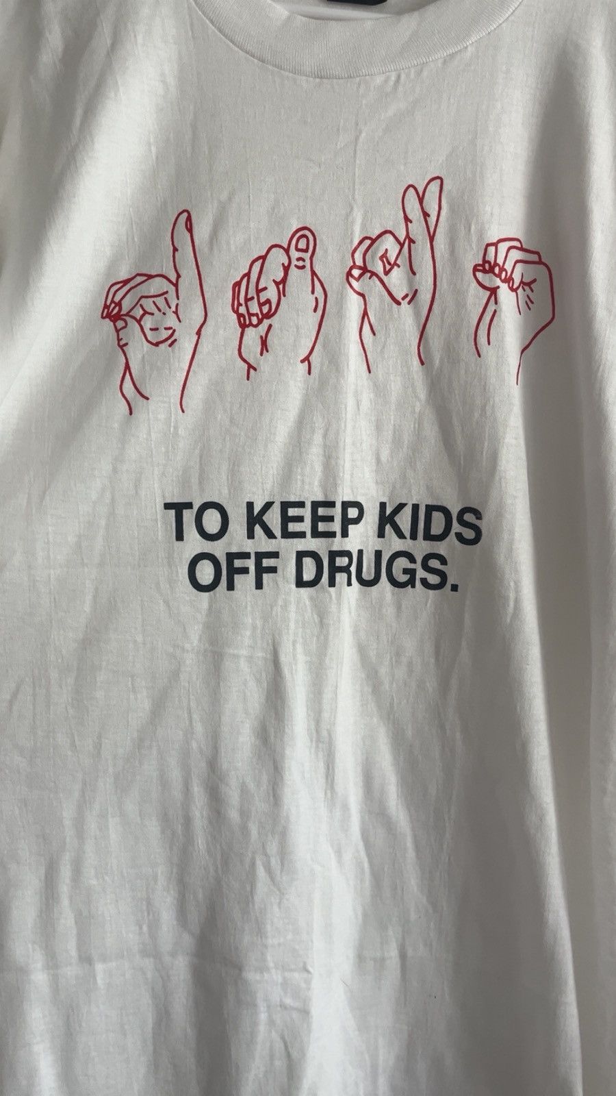 Other 90’s D.A.R.E in sign language, to keep kids off drugs shirt Size XXL / US 16-18 / IT 52-54 - 2 Thumbnail