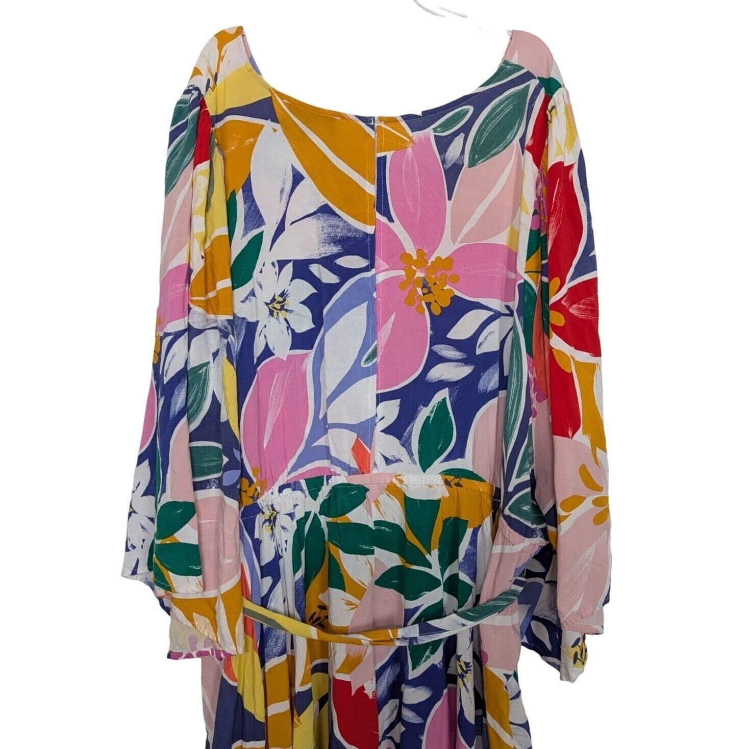 Designer Eloquii Elements Paradiso Floral Maxi Romper Womens Size 28 Size 4XL / US 24-26 - 10 Thumbnail
