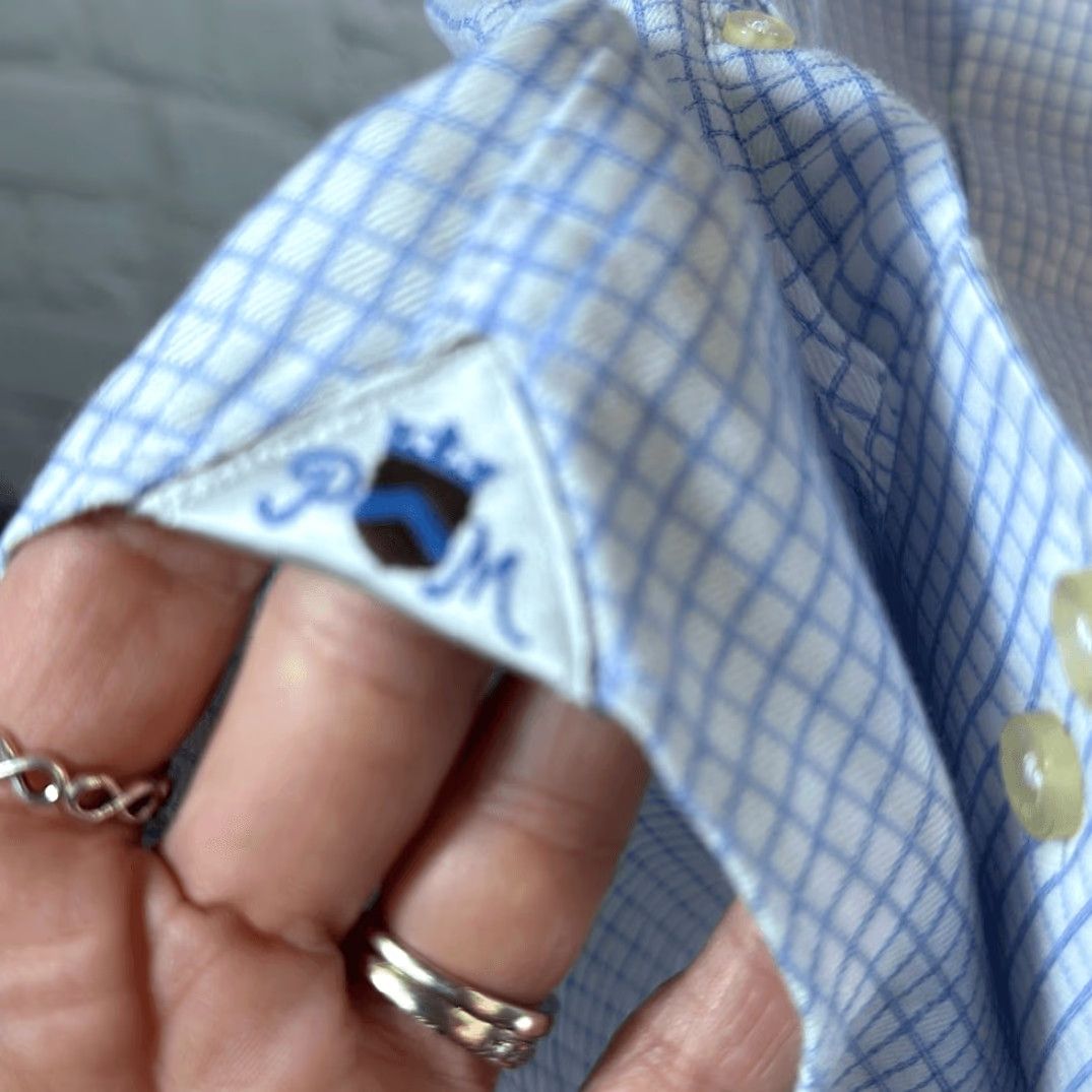 Peter Millar Peter Millar Performance Poplin Blue Checked Performance Sport Shirt L Multicolor Long Sleeve Men Shirt 15 1/2 Size US L / EU 52-54 / 3 - 3 Thumbnail