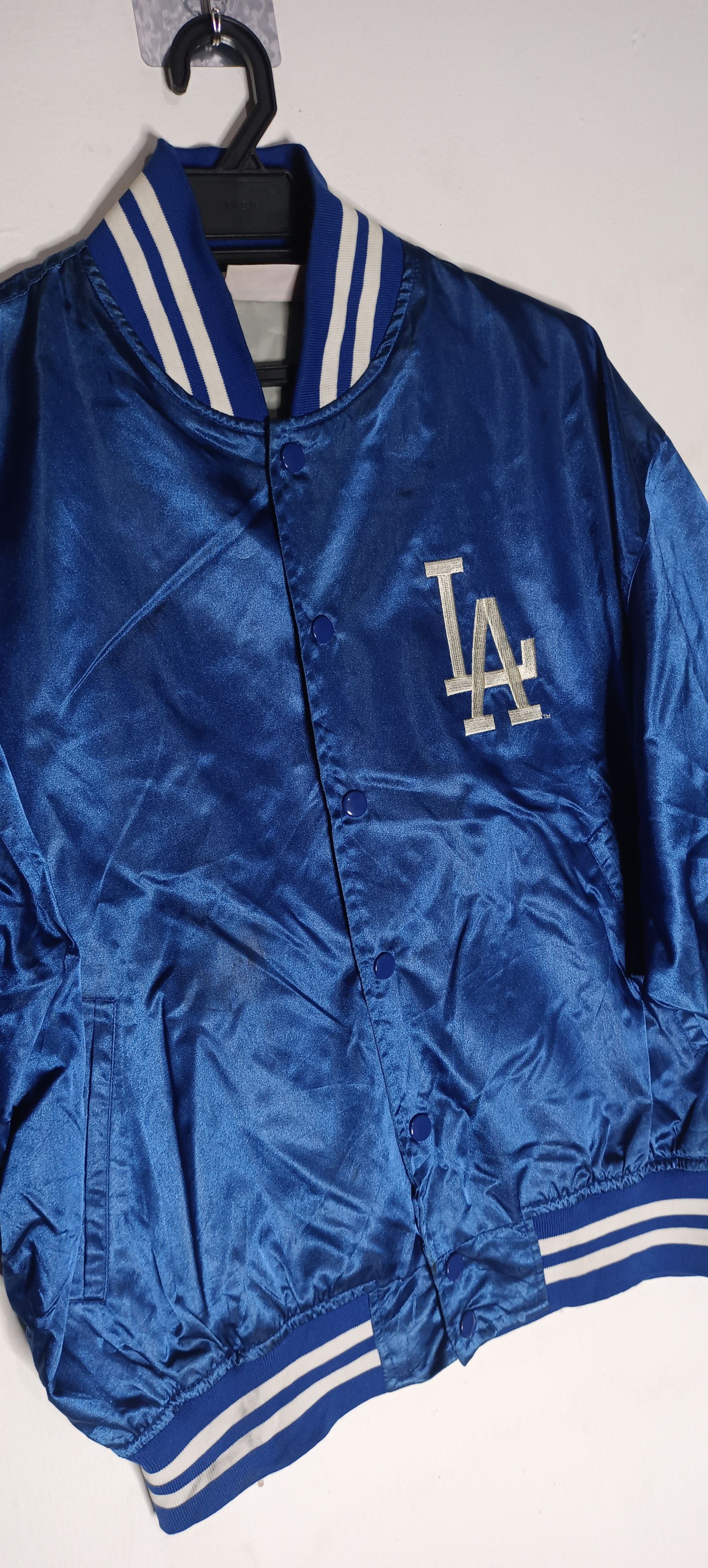 MLB × Vintage Vintage MLB Los Angeles Dodgers Hideo Nomo Varsity Jacket Size US XL / EU 56 / 4 - 7 Thumbnail