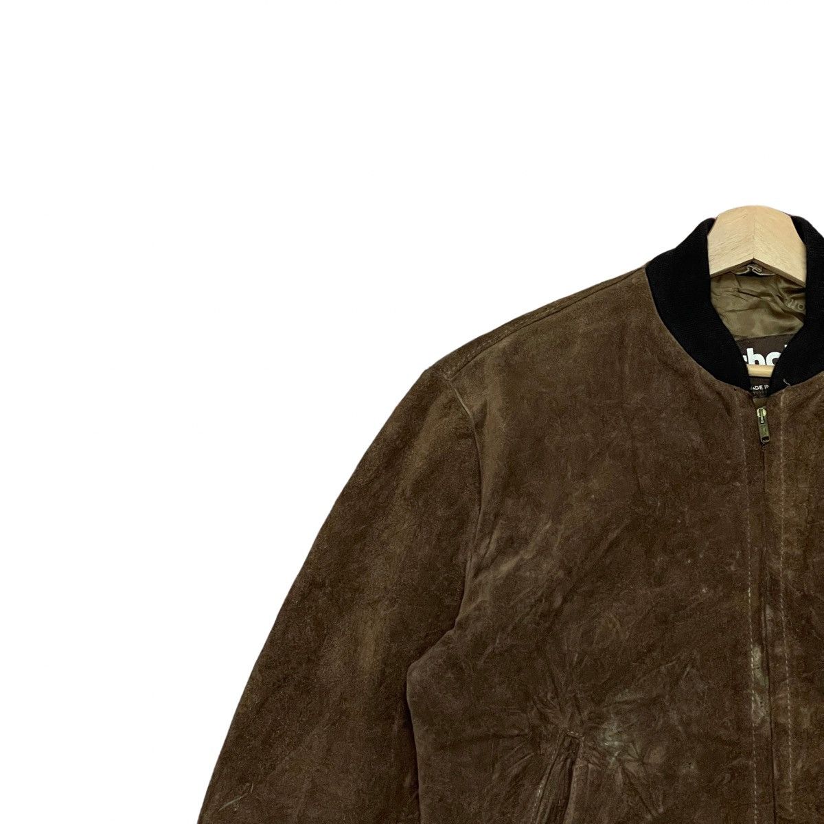 Schott Vintage Schott NYC Made in USA Suede Leather Bomber Jacket Size US M / EU 48-50 / 2 - 5 Thumbnail