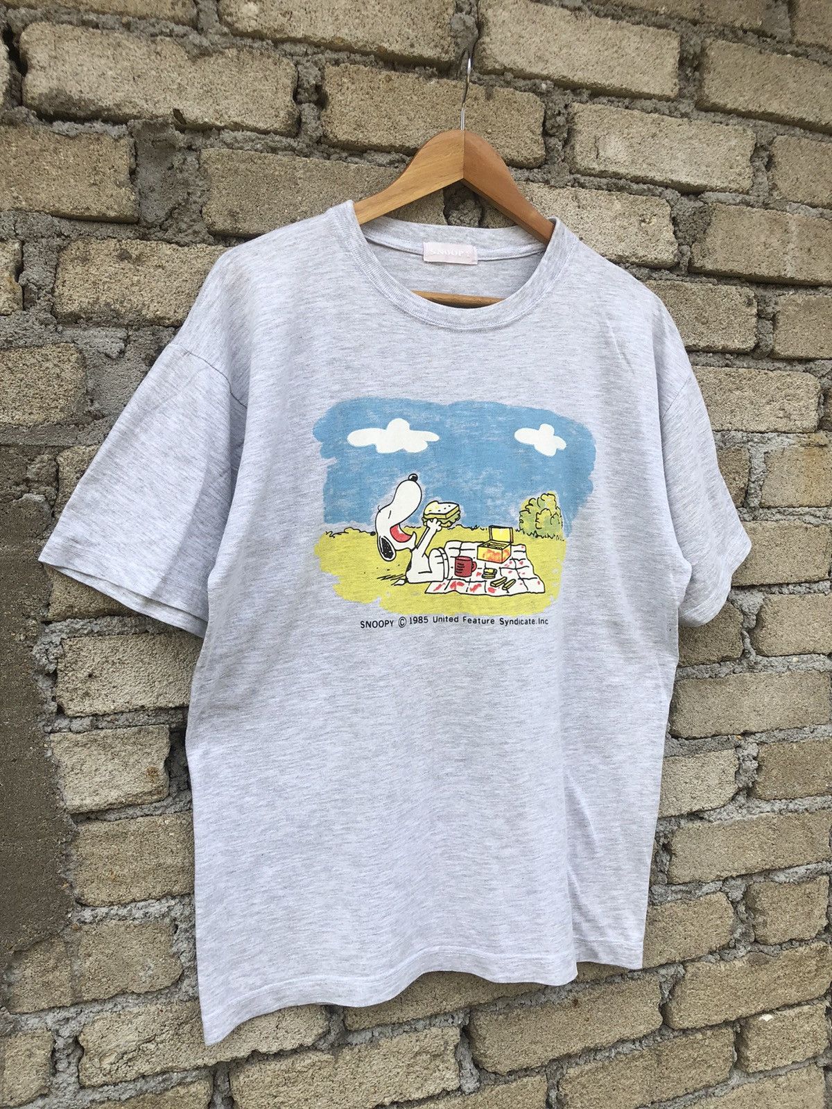 Cartoon Network × Nickelodeon × Vintage Vintage Snoopy 1985 Tshirts Size US L / EU 52-54 / 3 - 3 Thumbnail