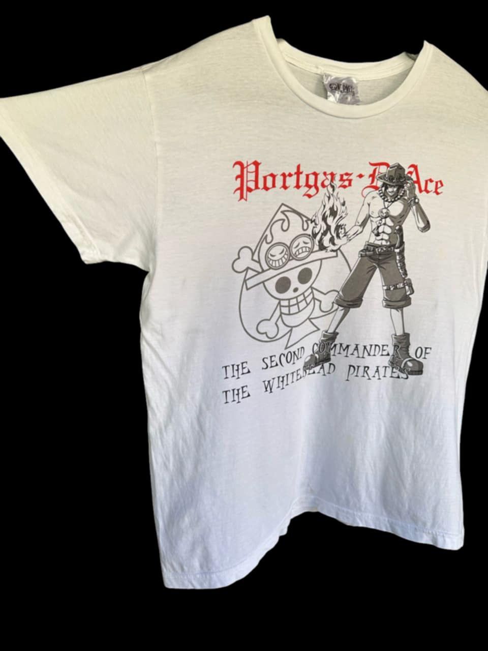 Anime Vintage Portgas D Ace One Piece Japanese Anime Series Tee Size US M / EU 48-50 / 2 - 2 Thumbnail