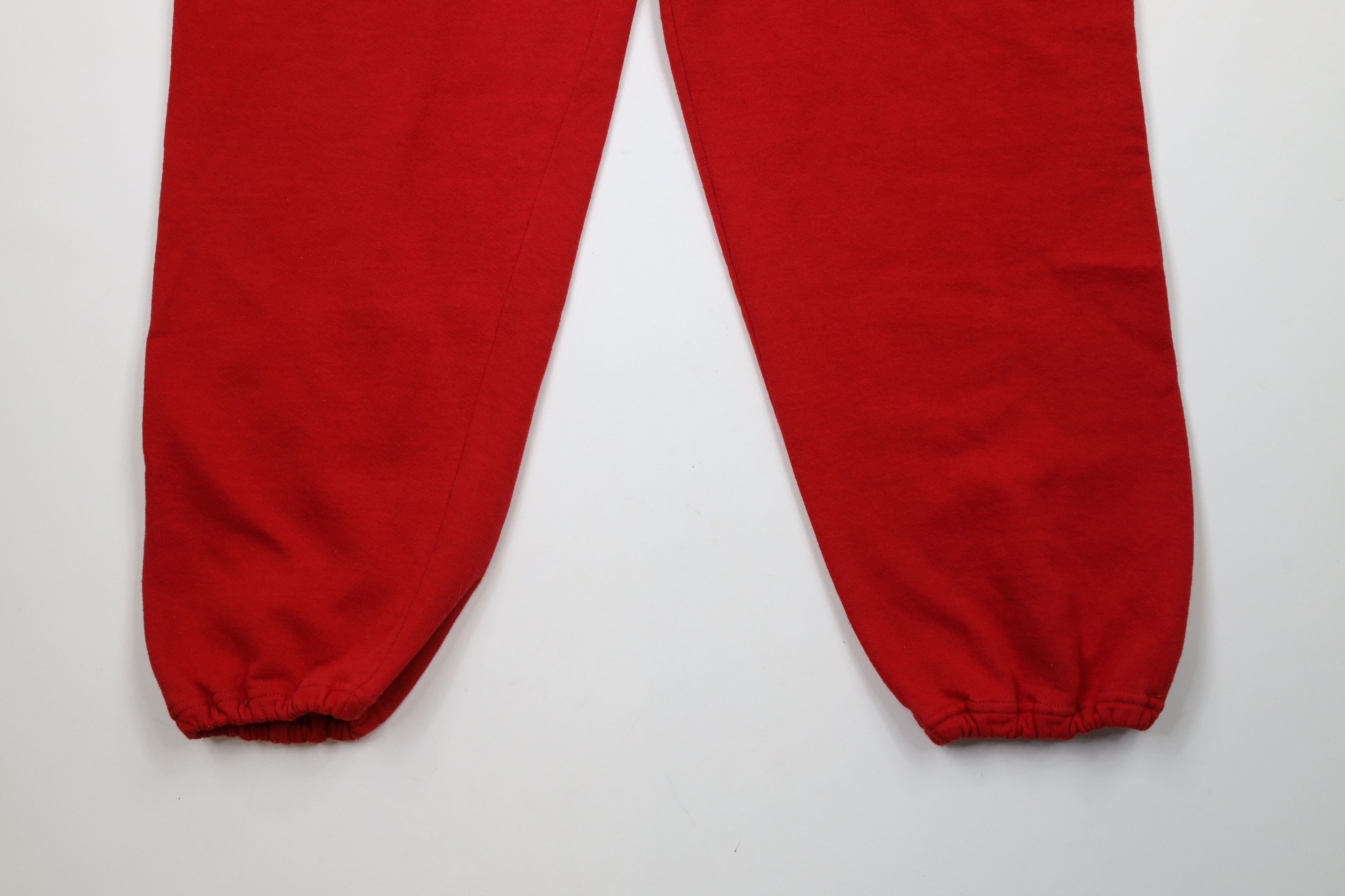 Vintage Vintage 90s Streetwear Blank Cuffed Sweatpants Joggers USA Size US 42 / EU 58 - 4 Thumbnail