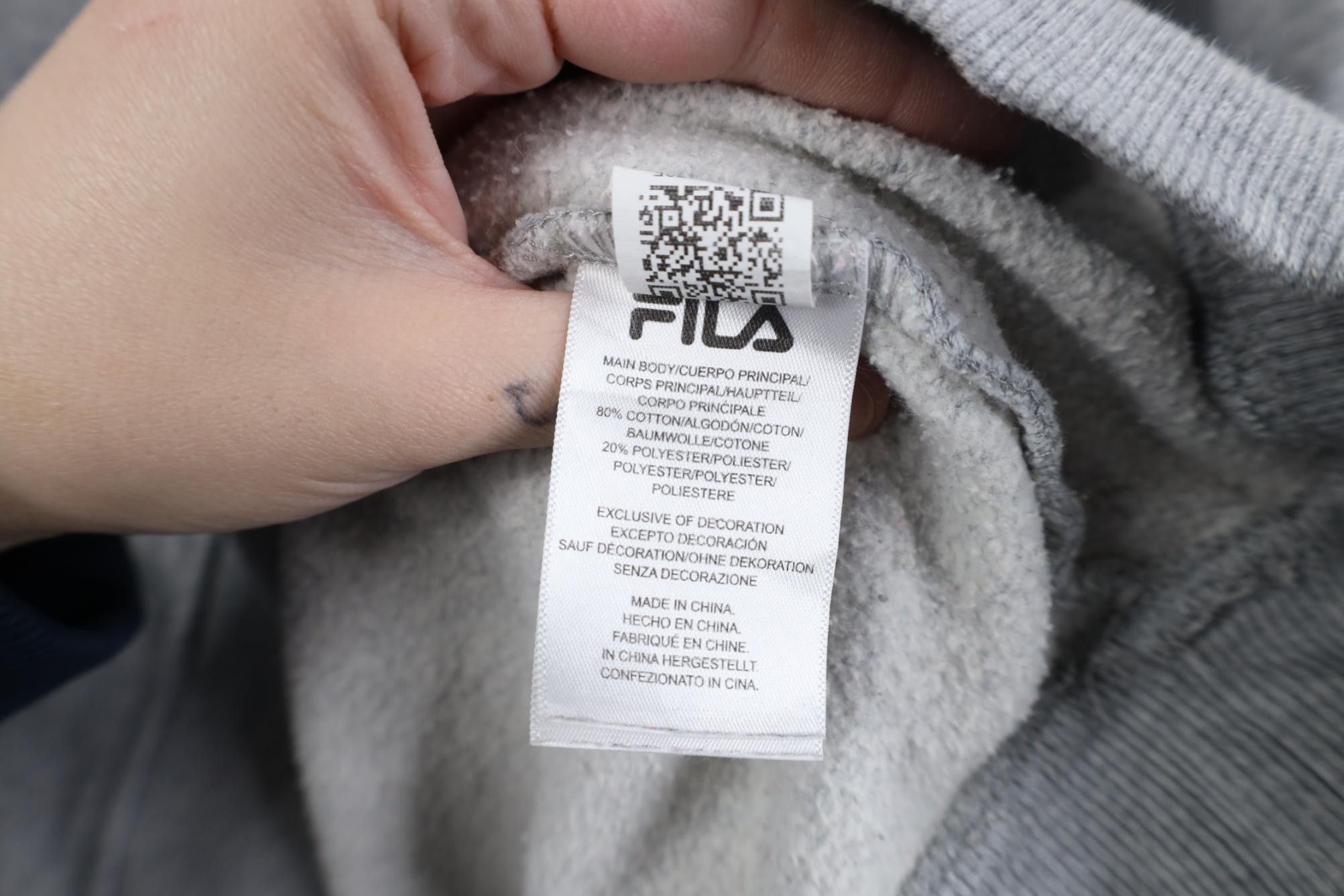 Fila Vintage Y2K Fila Boxy Cropped Box Logo Terry Sweatshirt Size XL / US 12-14 / IT 48-50 - 8 Thumbnail