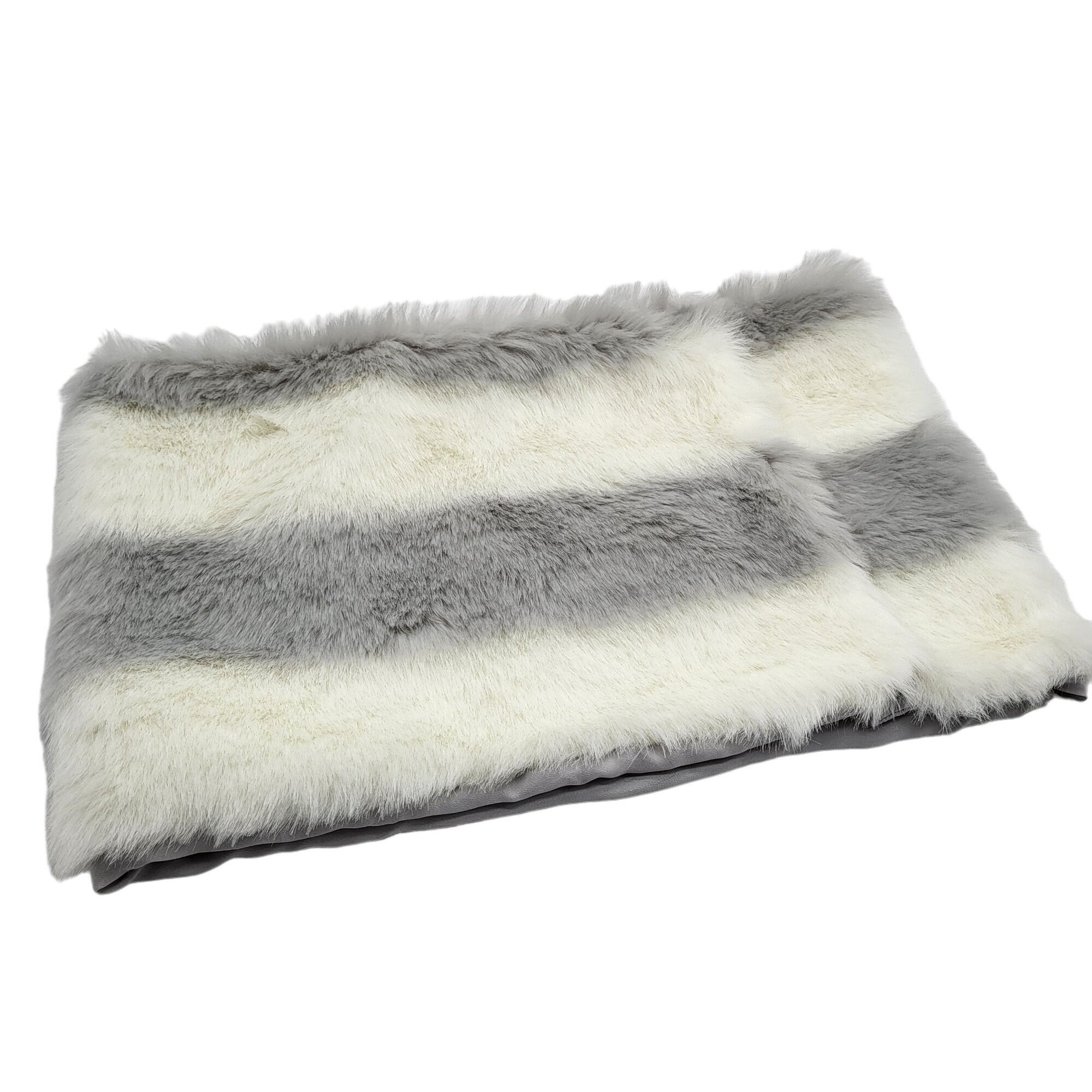 Ann Taylor Ann Taylor Loft Infinity Scarf Muffler Faux Fur Silk Lined G Size ONE SIZE - 4 Thumbnail