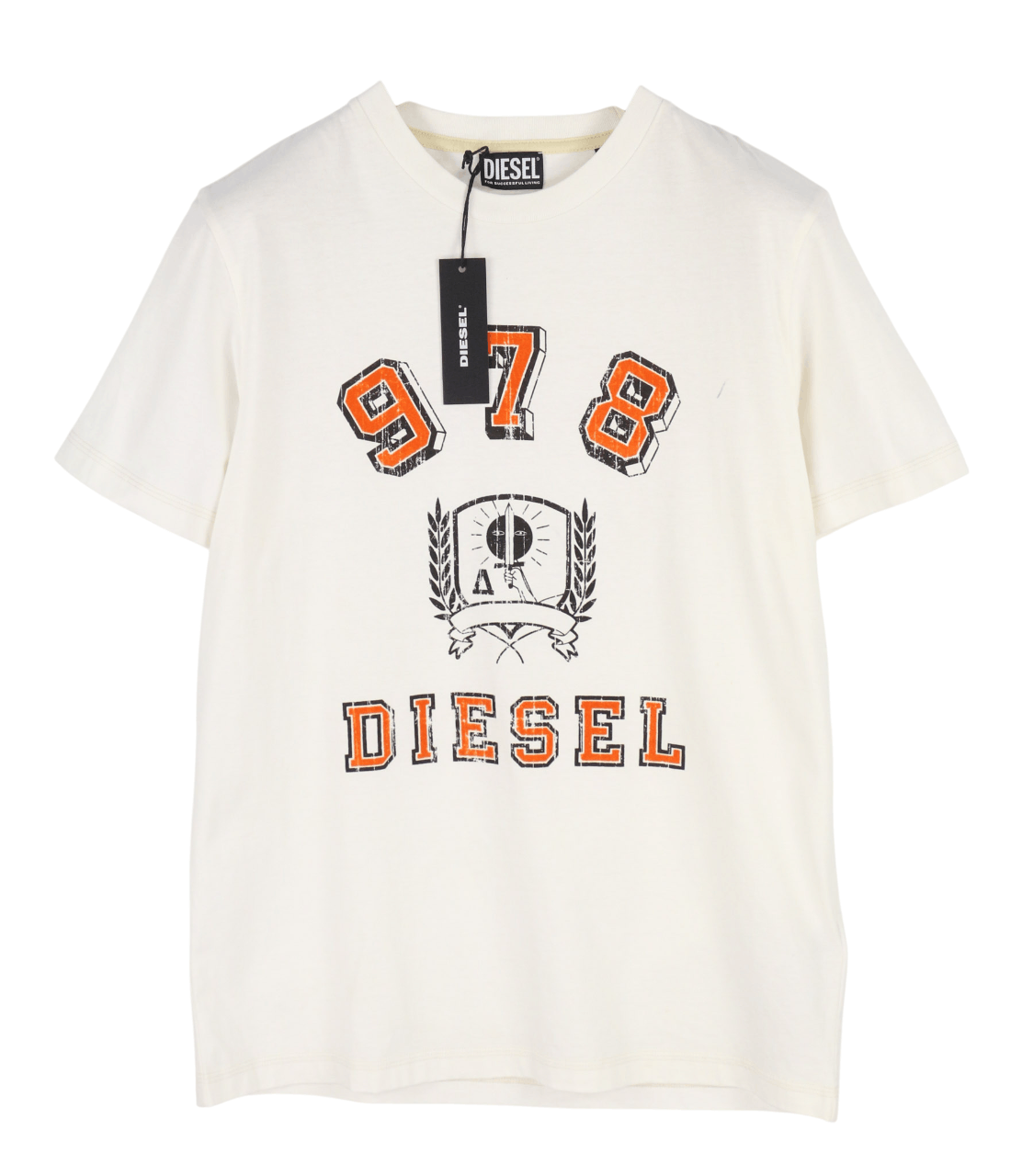 Diesel T-DIEGOR-E11 L Short Sleeve Logo Tee 40261 Size US L / EU 52-54 / 3 - 1 Thumbnail