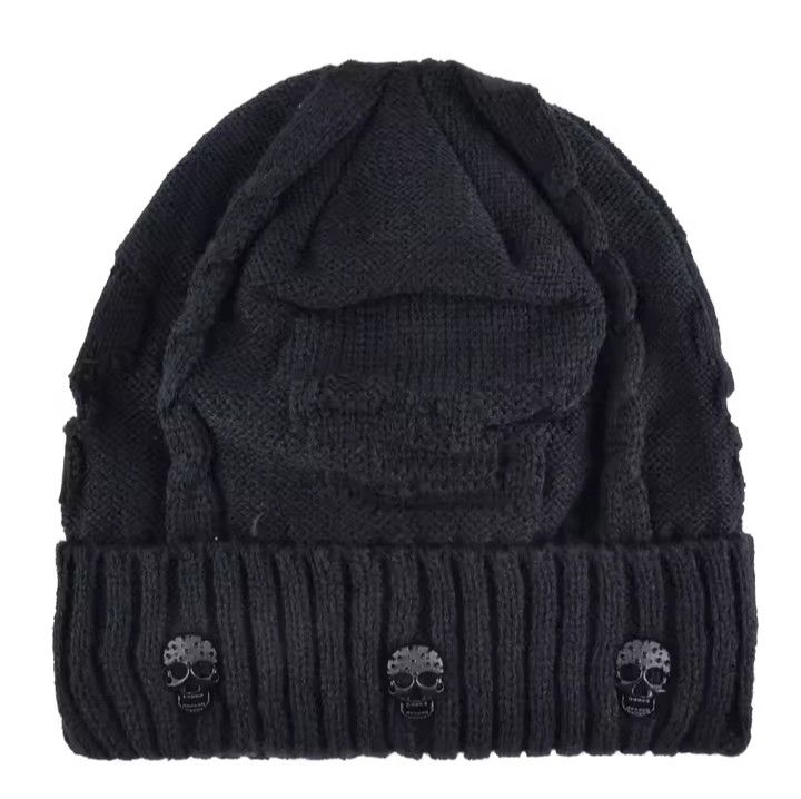 Japanese Brand × Other Skull Knit Beanie Size ONE SIZE - 1 Thumbnail