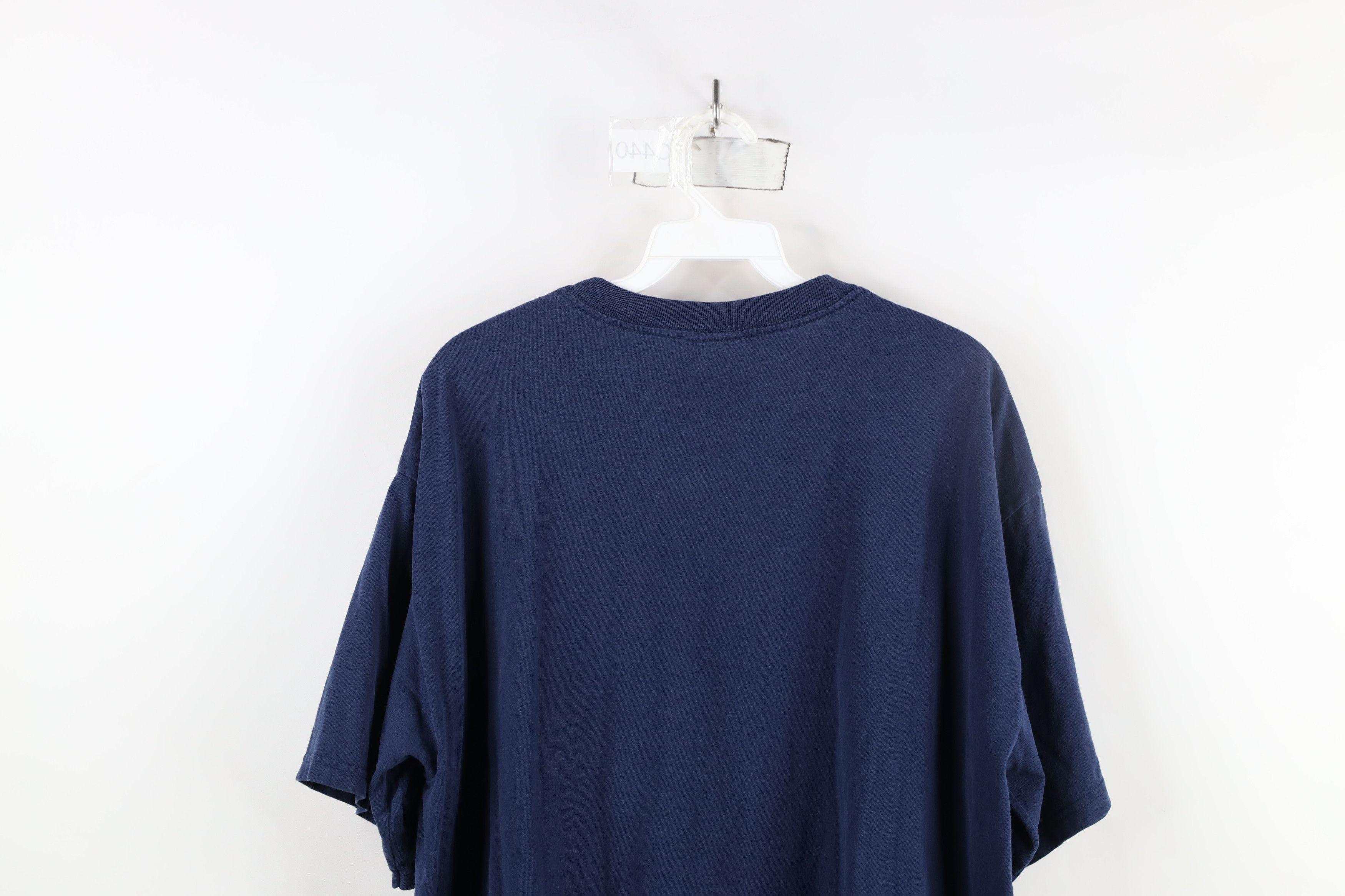 Adidas × Vintage Vintage 90s Y2K Adidas Soccer Spell Out T-Shirt Blue Cotton Size US L / EU 52-54 / 3 - 12 Thumbnail