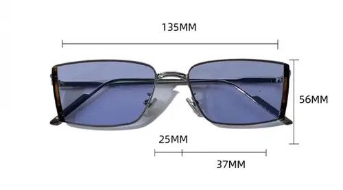 Designer × Vintage Retro punk sunglasses Size ONE SIZE - 4 Thumbnail