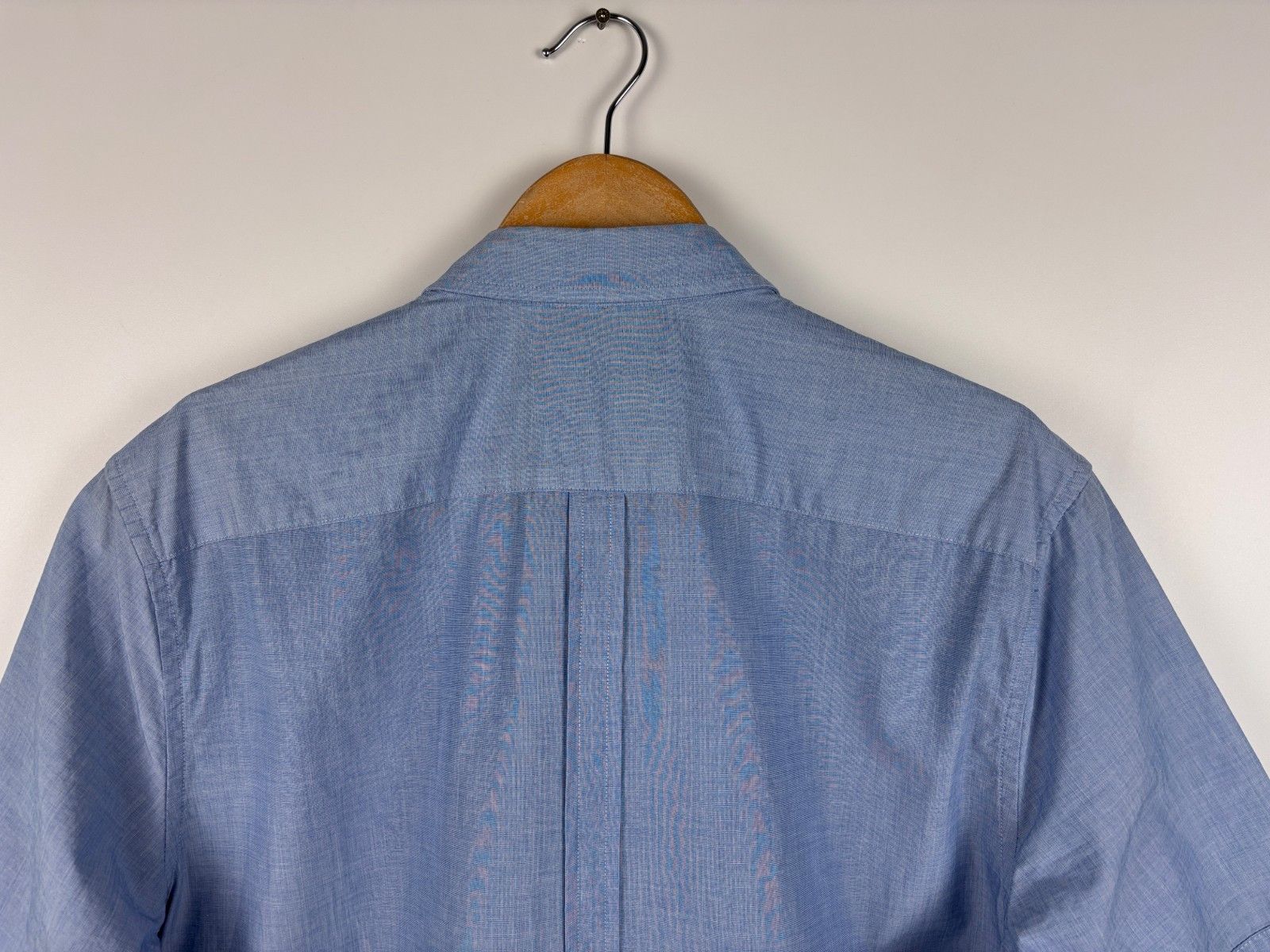 Fred Perry Fred Perry Button Down Short Sleeve Shirt Cotton Blue Size L Size US L / EU 52-54 / 3 - 6 Thumbnail