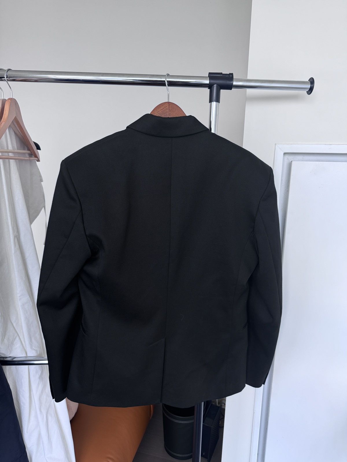 H&M × Mugler Mugler x H&M Black Fitted Blazer Size 46R - 4 Thumbnail