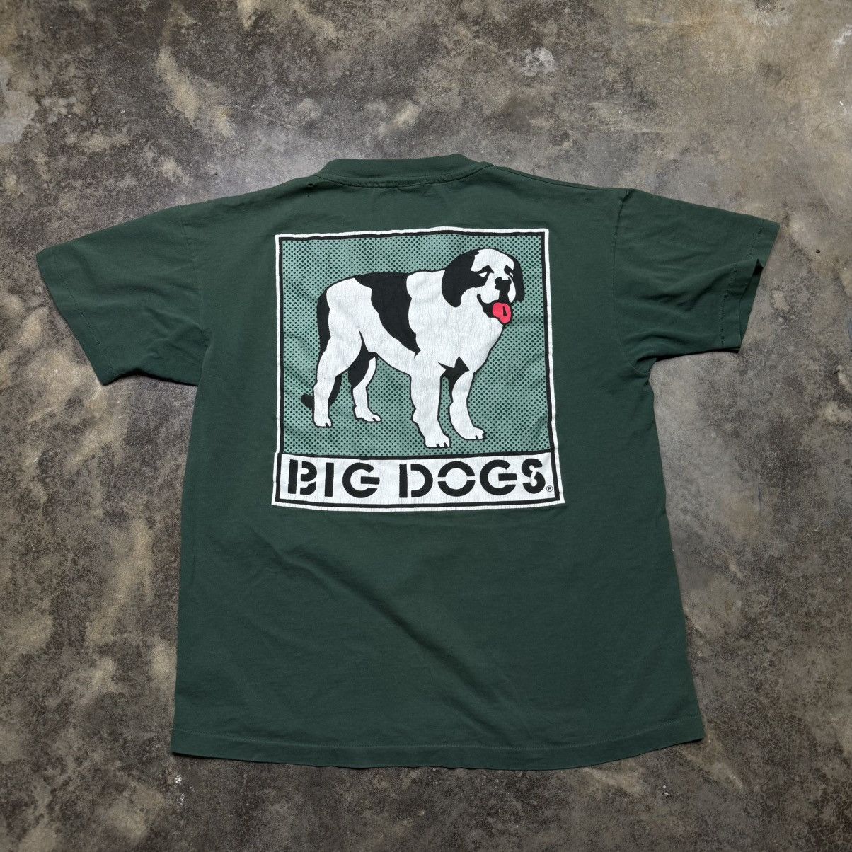 Vintage vintage big dogs faded thrashed baggy dog tshirt Size US XL / EU 56 / 4 - 7 Thumbnail