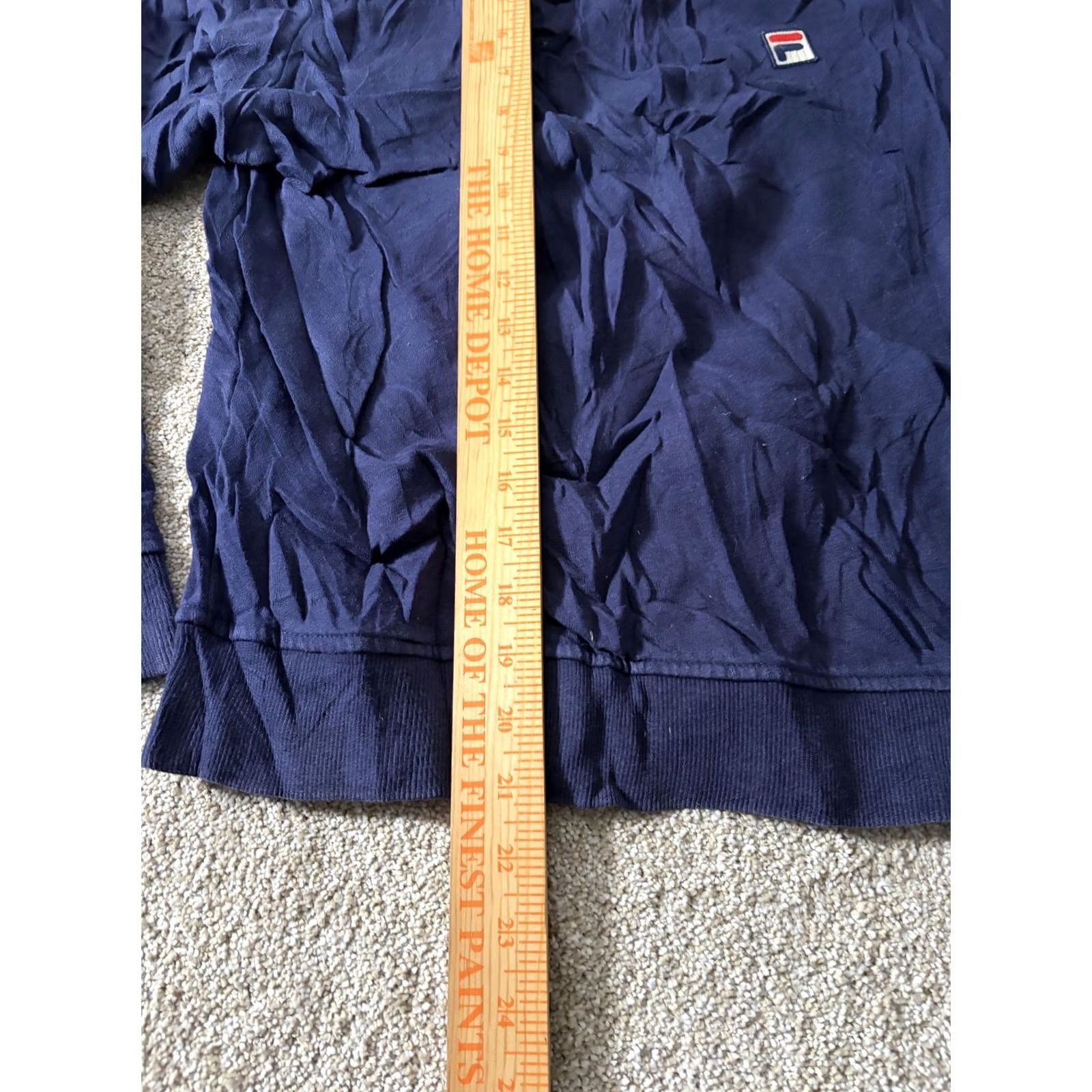 Fila FILA Mens Medium Blue Lightweight Pullover Crewneck Sweatshirt Small Logo Casual Size US M / EU 48-50 / 2 - 5 Thumbnail
