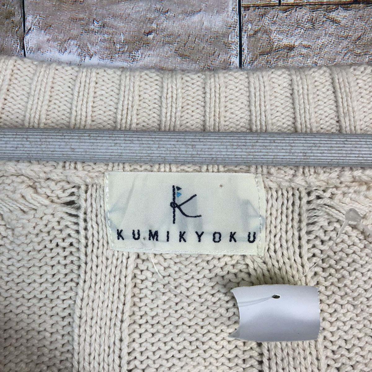 Homespun Knitwear × Japanese Brand × Vintage Kumik Yoko vintage Cream Knitwear #A901 Size S / US 4 / IT 40 - 9 Thumbnail