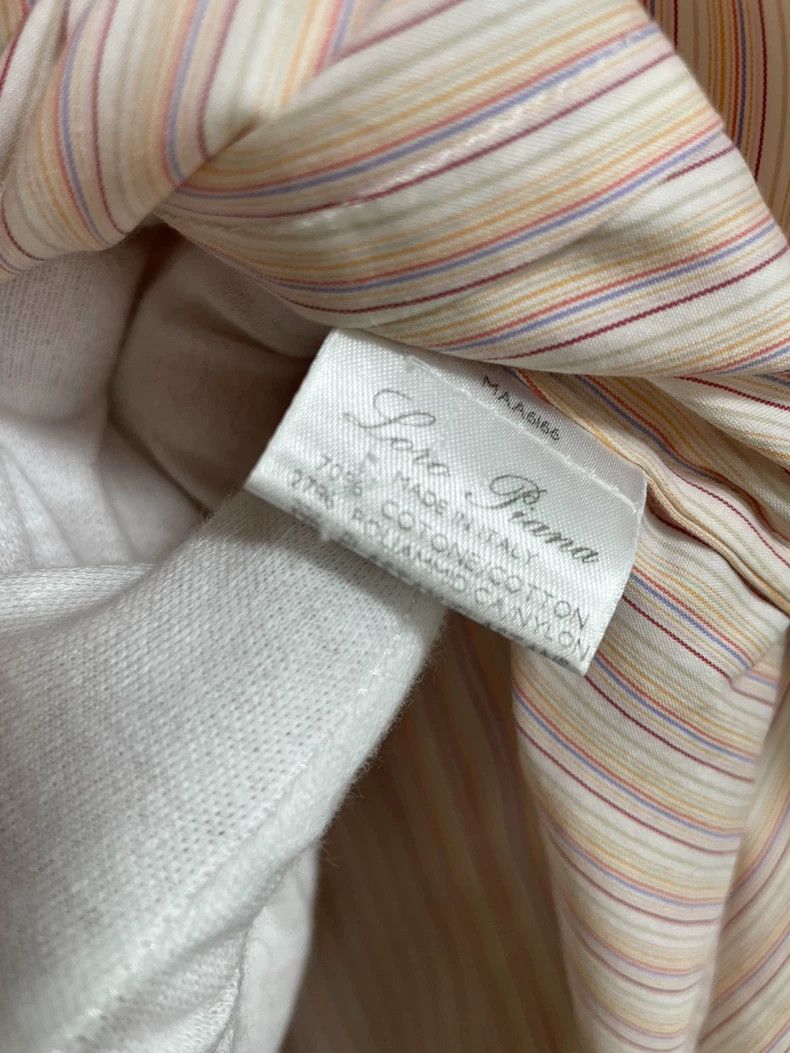 Loro Piana LORO PIANA Cotton striped business shirt Size M / US 6-8 / IT 42-44 - 7 Thumbnail