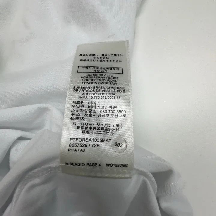 Burberry Burberry Burberry Color-Blocked Logo Crew Neck T-Shirt-250 Size US M / EU 48-50 / 2 - 2 Thumbnail