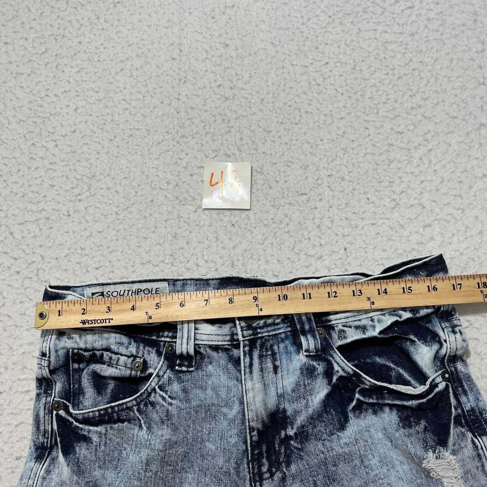 Southpole Vintage Southpole 32 Jean Shorts 12" Ins Hip Hop Grunge Y2K Size US 32 / EU 48 - 13 Thumbnail