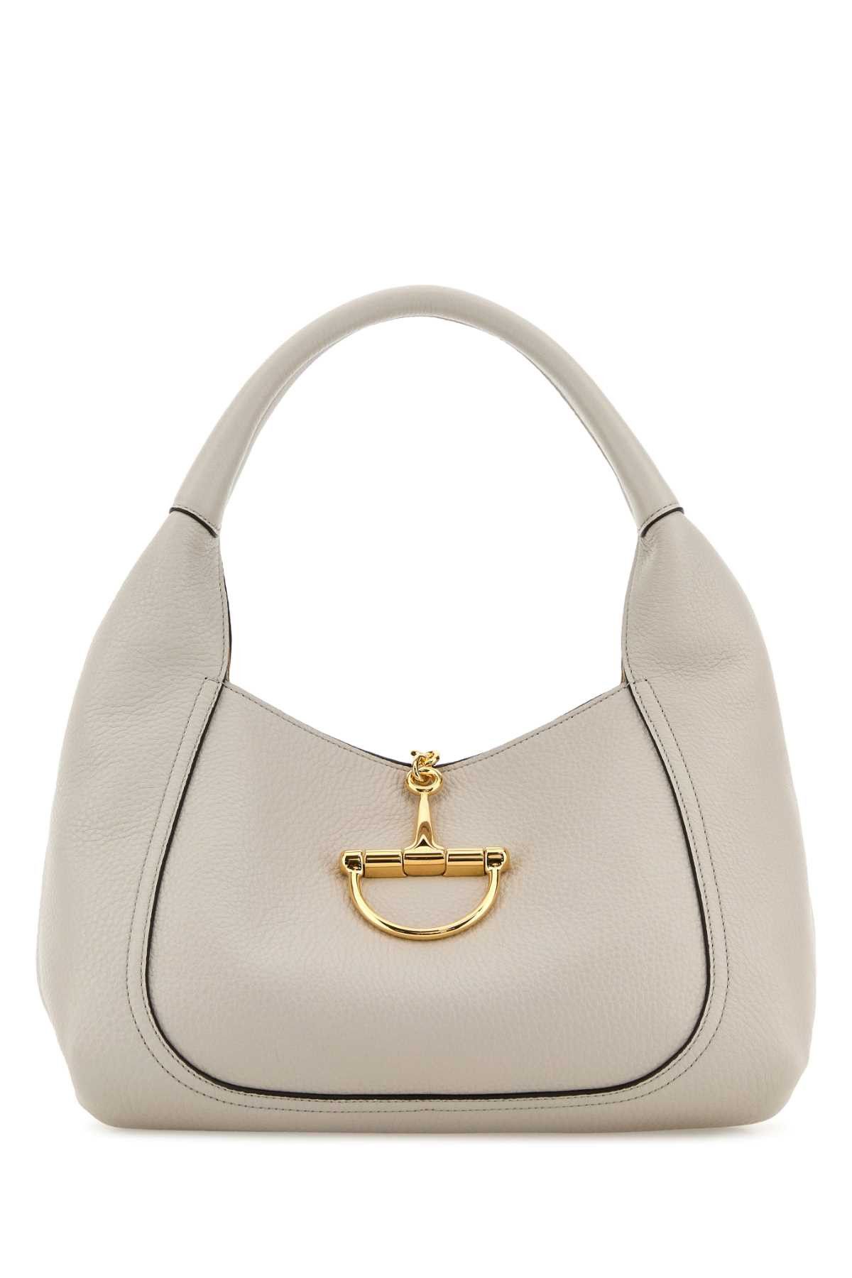 Gucci Light Grey Leather Shoulder Bag Size ONE SIZE - 1 Thumbnail