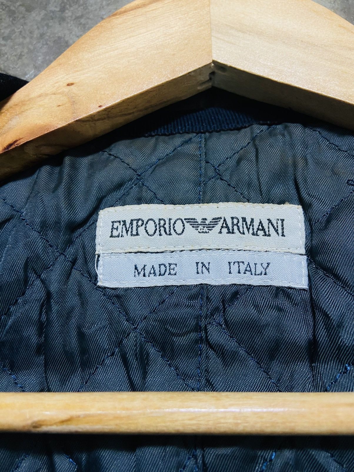 Emporio Armani Vintage 90s Emporio Armani Wool Cropped Jacket Size M / US 6-8 / IT 42-44 - 11 Thumbnail
