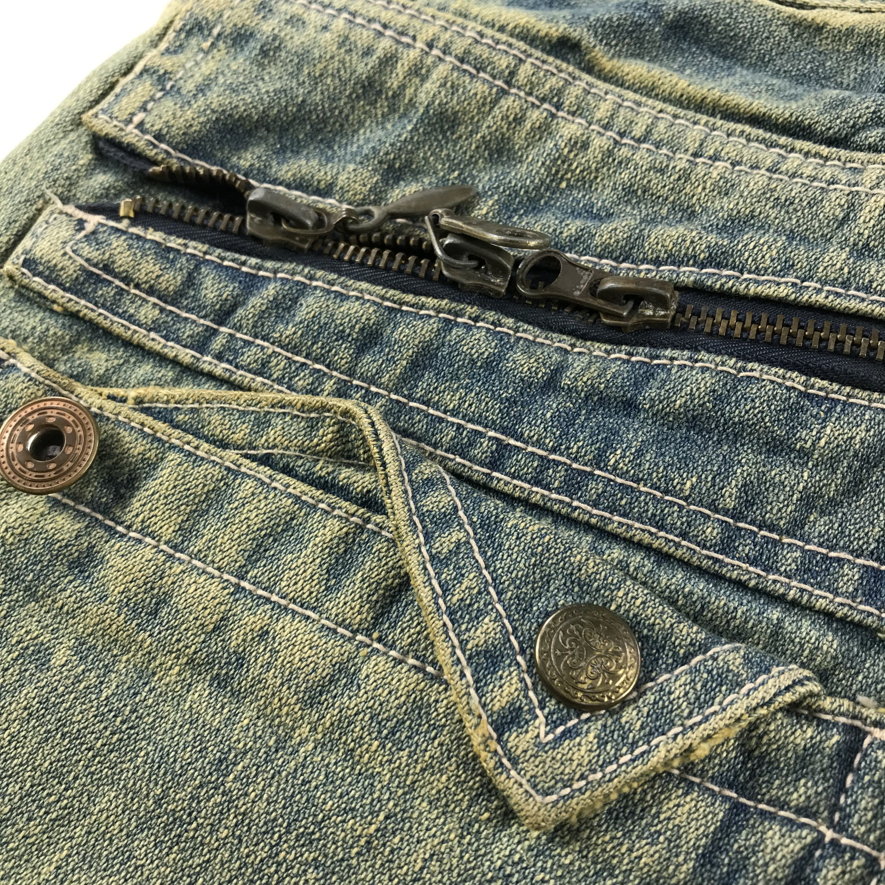 Japanese Brand Japanese Brand Limited Jeans Mud Wash Distressed Denim Size US 32 / EU 48 - 9 Thumbnail