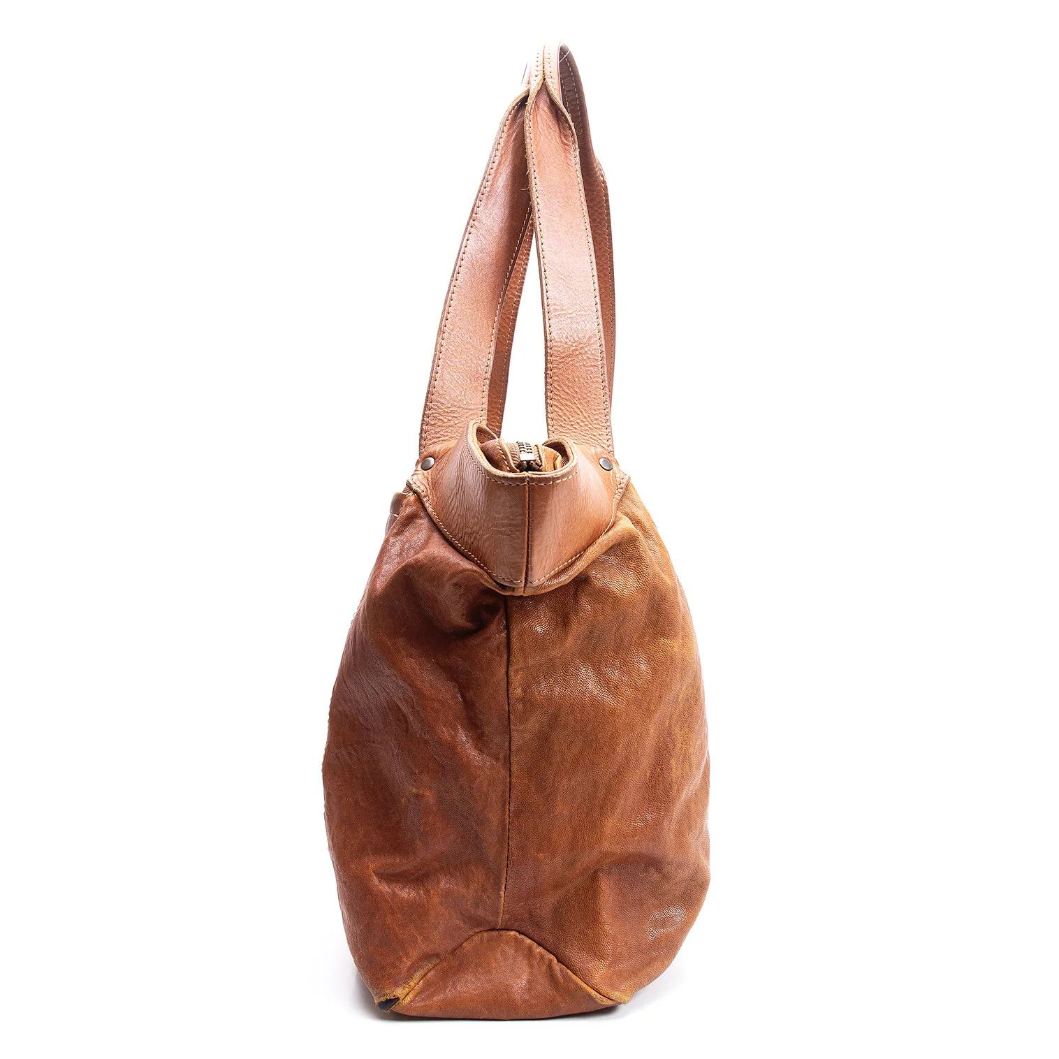 Yohji Yamamoto Yohji Yamamoto Leather Tote Bag Brown Size ONE SIZE - 3 Thumbnail