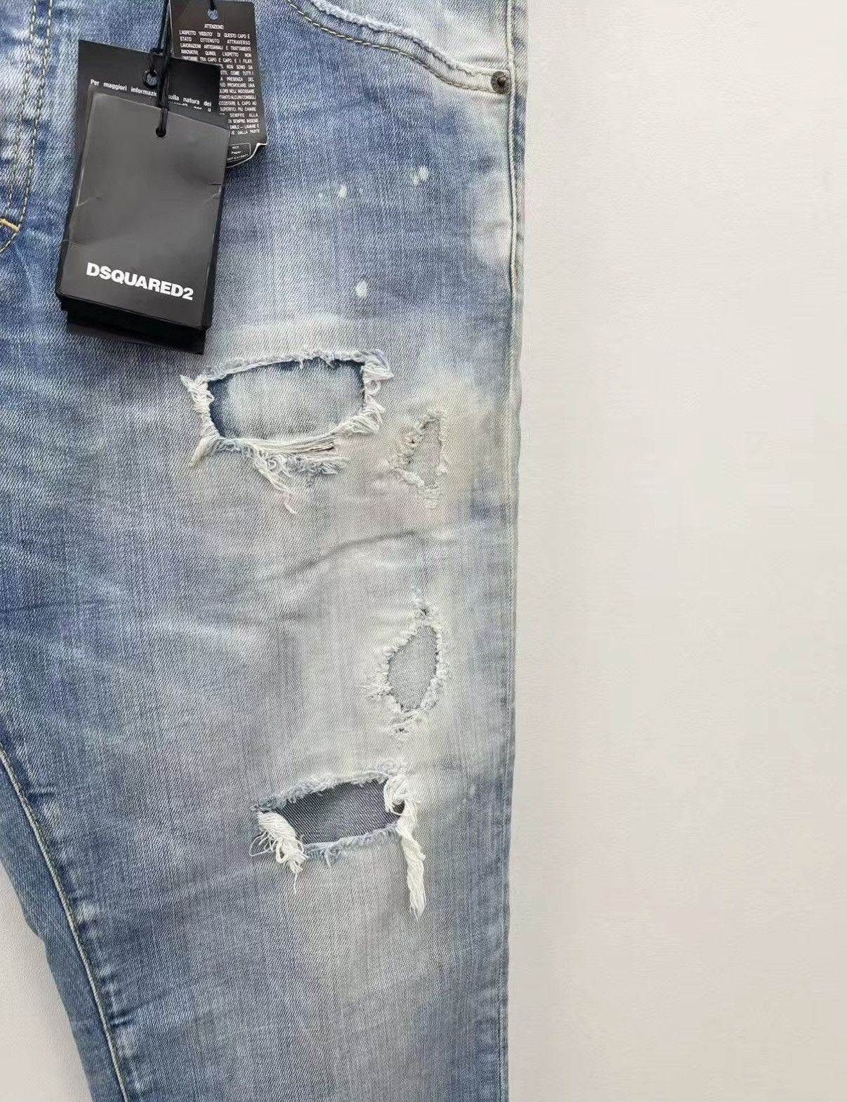 Dsquared2 DSQUARED2 D2 Stretch Washed Distressed Destroyed Jeans J30 Size US 34 / EU 50 - 5 Thumbnail