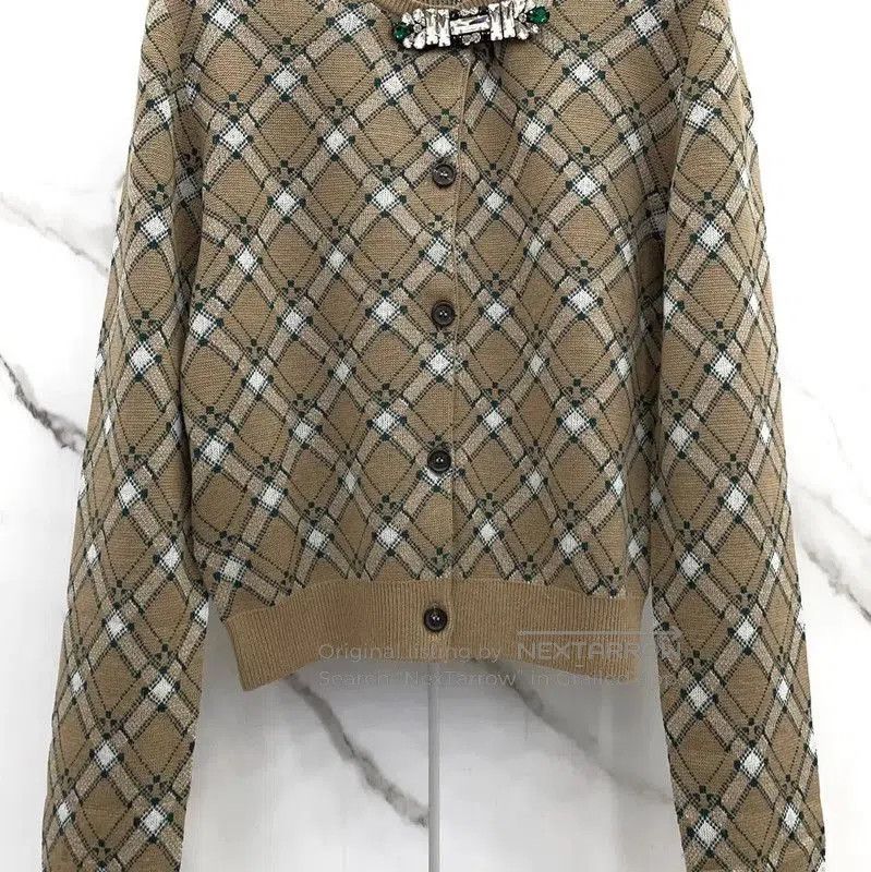 Miu Miu Miu Miu Brown Wool Long Sleeve Sweater . Size M / US 6-8 / IT 42-44 - 3 Thumbnail