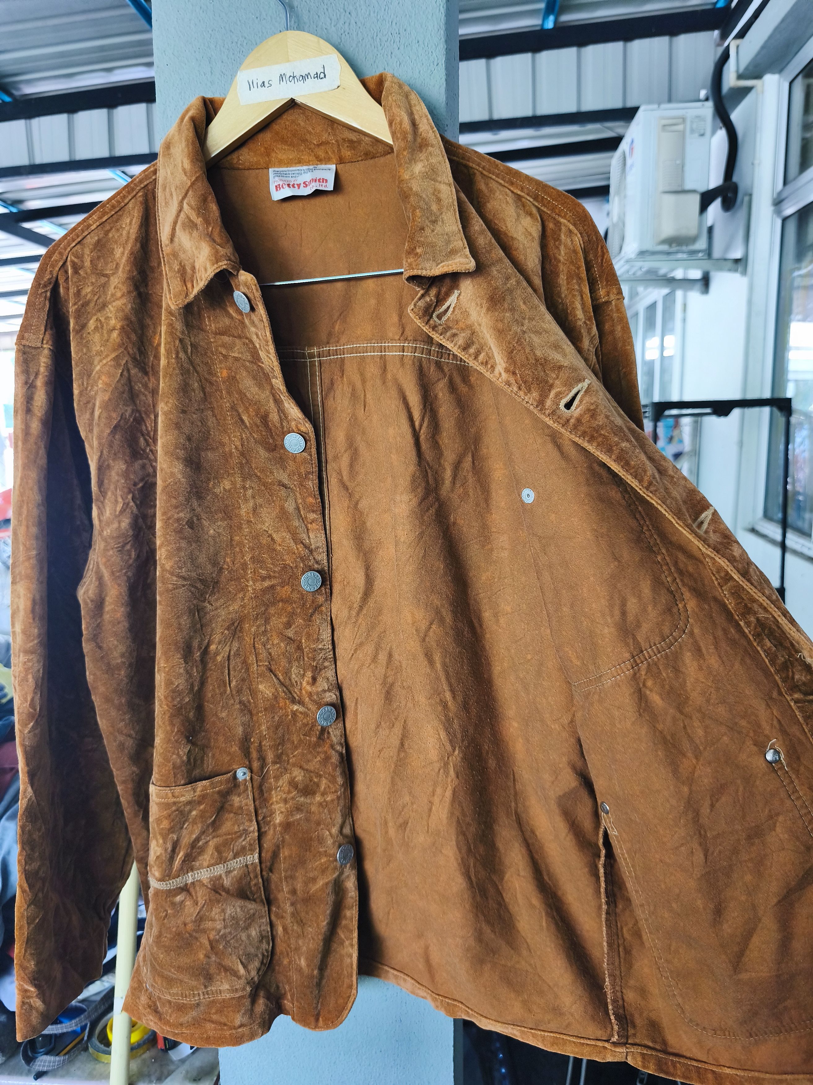 Japanese Brand Betty smith brown velvet chore jacket Size US M / EU 48-50 / 2 - 5 Thumbnail