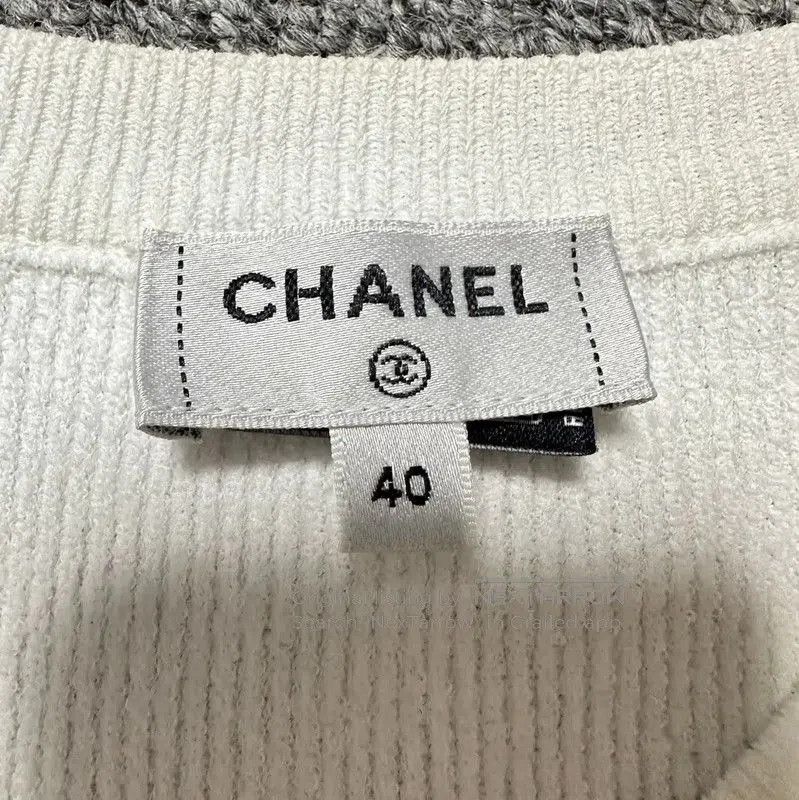 Chanel Chanel Cotton Embroidered Jacket in Beige . Size M / US 6-8 / IT 42-44 - 3 Thumbnail